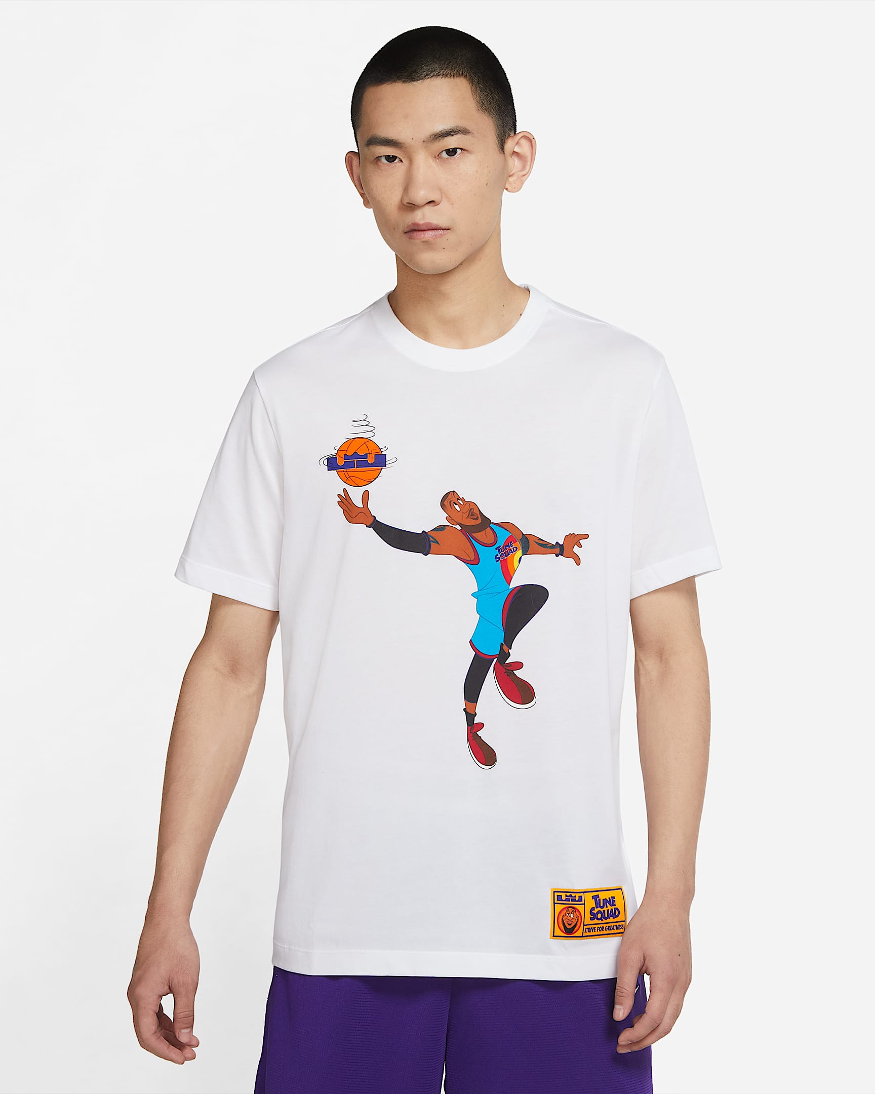 LeBron x Space Jam: A New Legacy Nike Dri-FIT 男子篮球T恤 - 白色