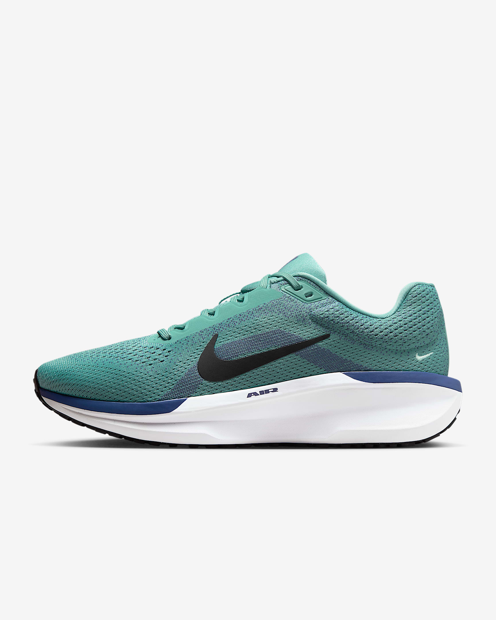 Nike Winflo 11 男子透气公路跑步鞋 - 大炮灰/沙紫/白色/黑
