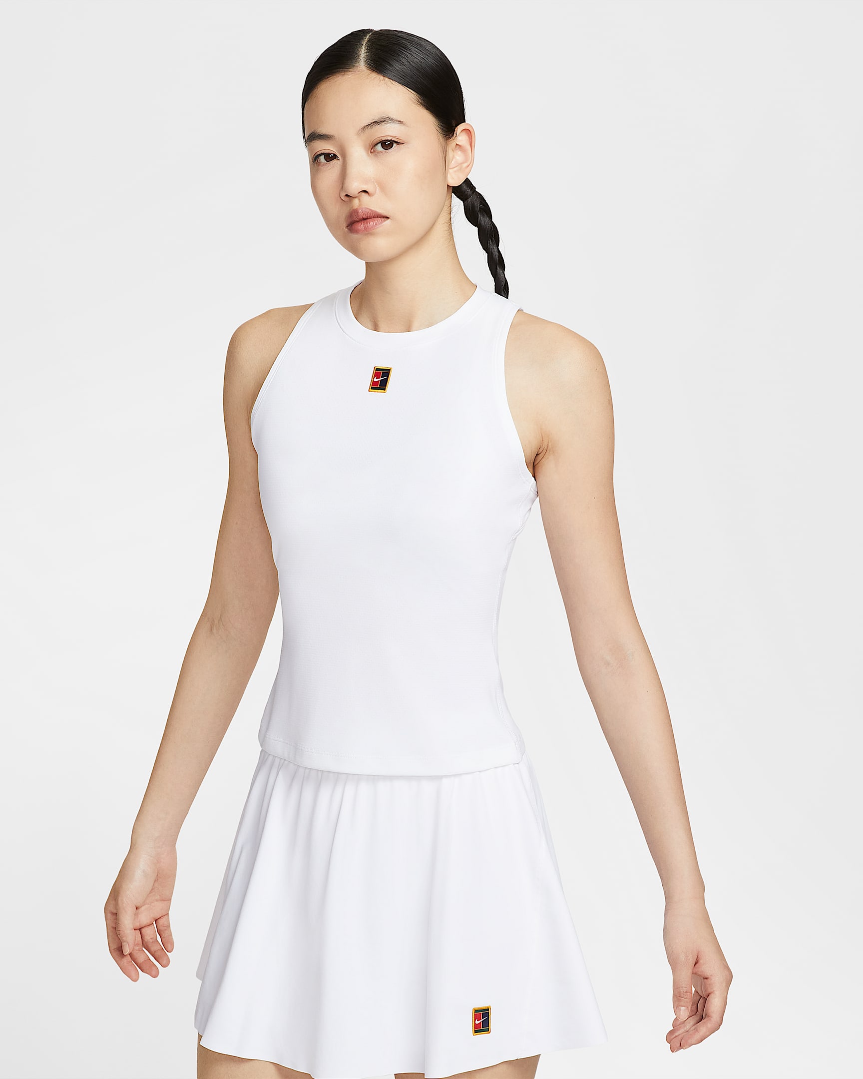 NikeCourt Slam Dri-FIT 女子速干网球背心 - 白色