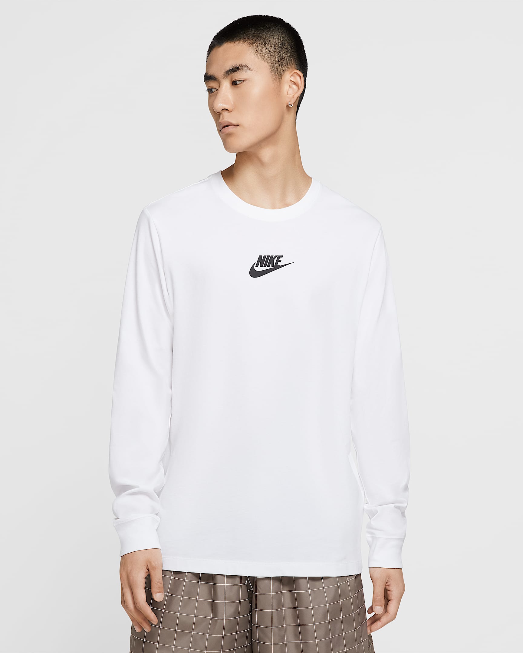 Nike Sportswear JDI 男子长袖T恤 - 白色