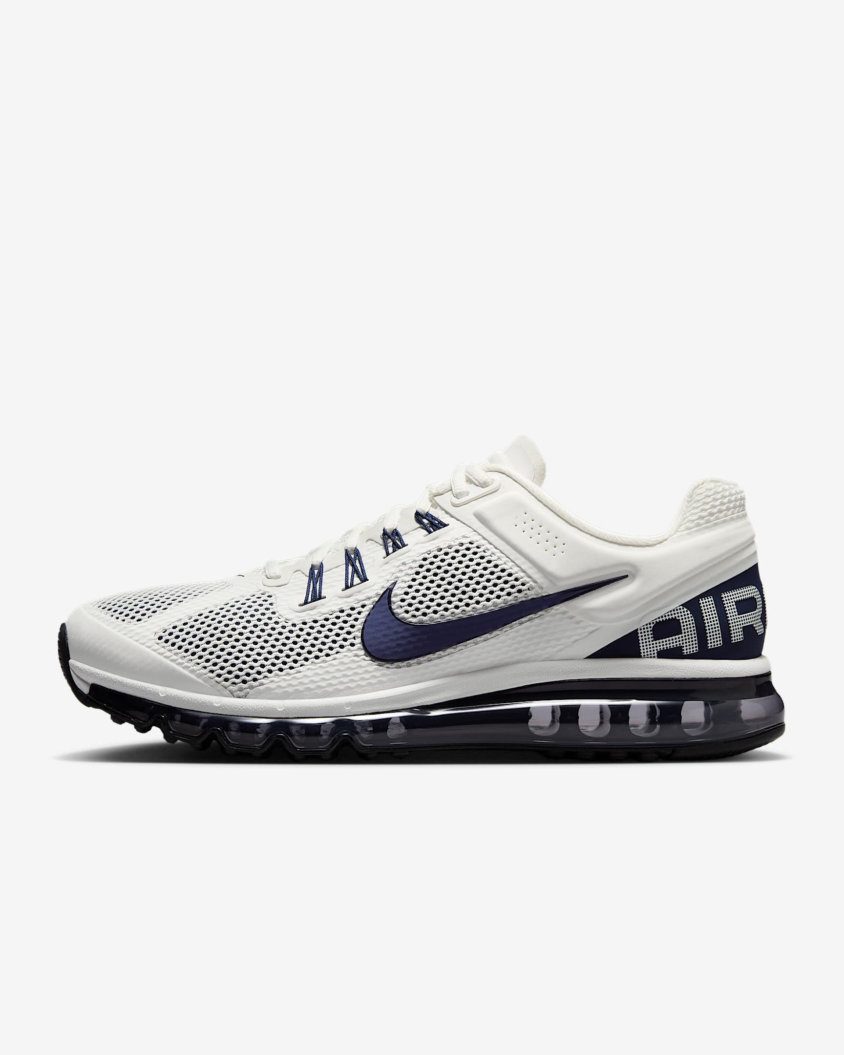 Nike Air Max 2013 男子运动鞋 - 山峰白/深藏青/黑