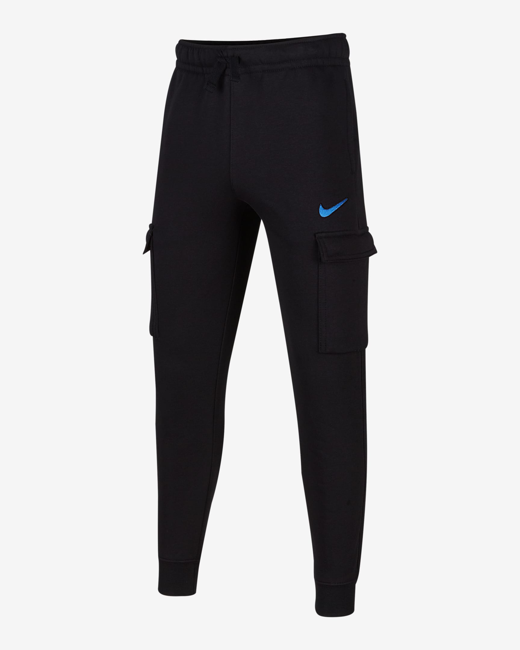 Nike Sportswear Club 大童（男孩）工装长裤 - 黑