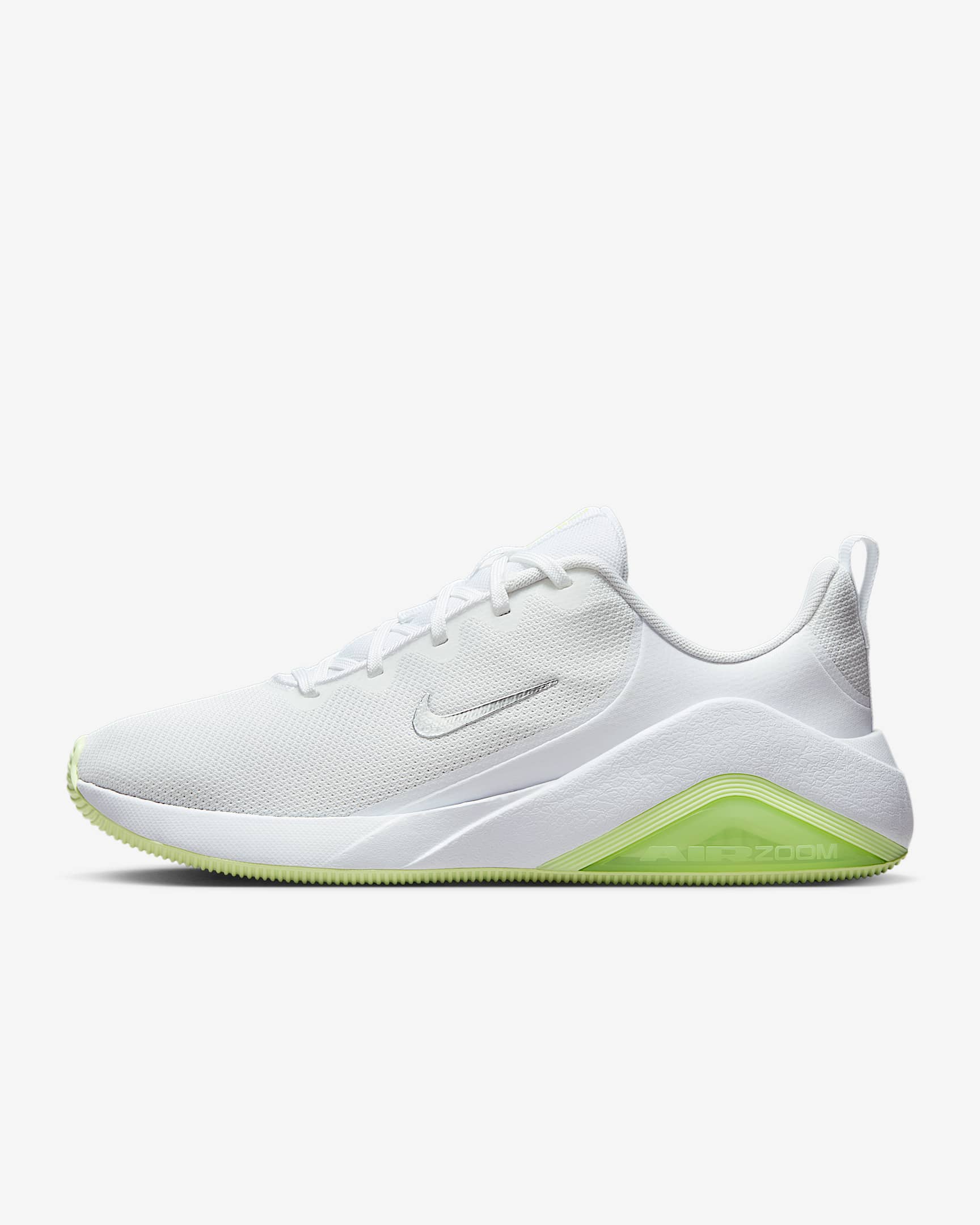 Nike Bella 7 女子训练鞋 - 白色/微黄绿/金属银