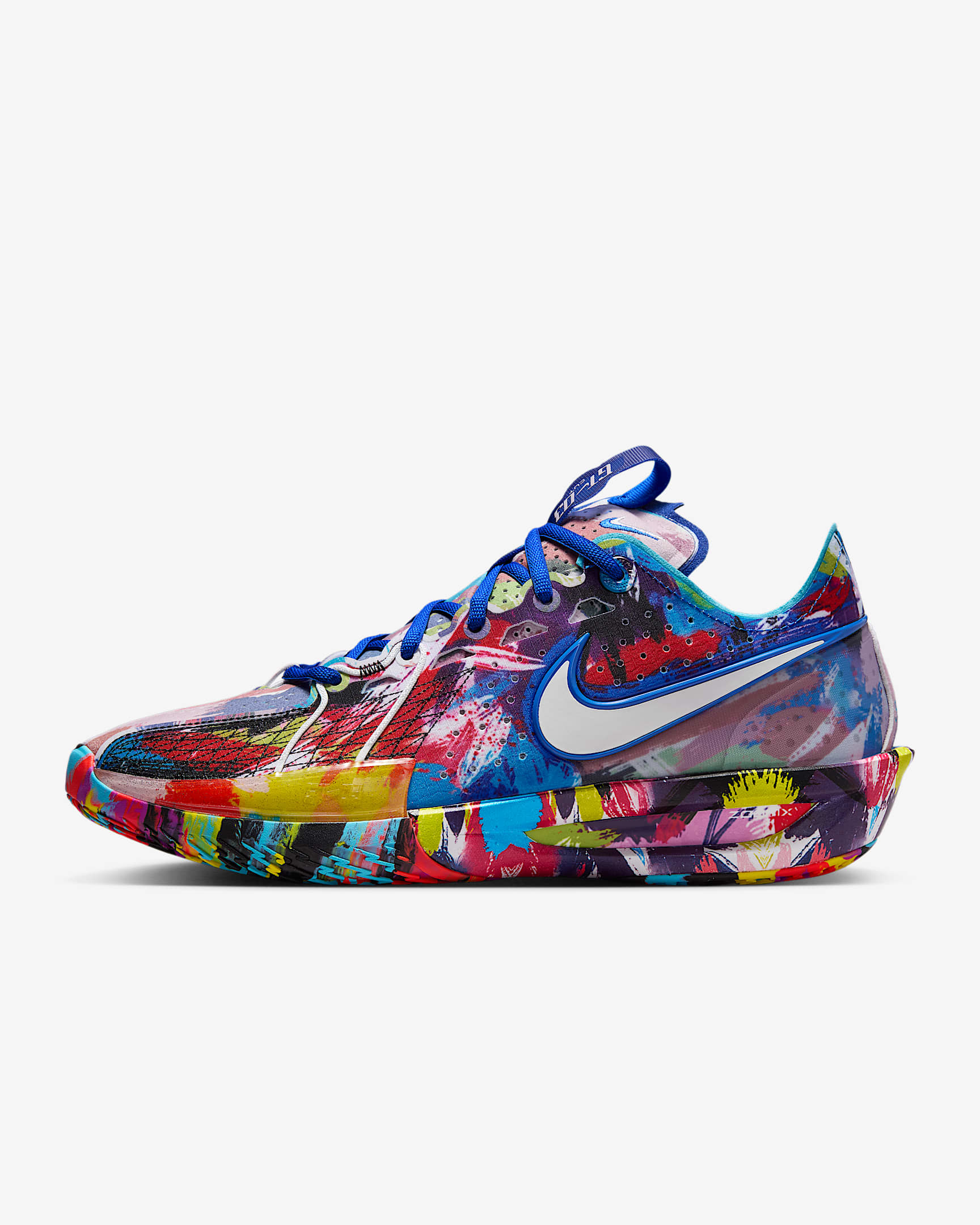 Nike G.T. Cut 3 "Jewell Loyd" EP 男/女篮球鞋 - 白色/波罗的海蓝/泡沫粉/赛车蓝