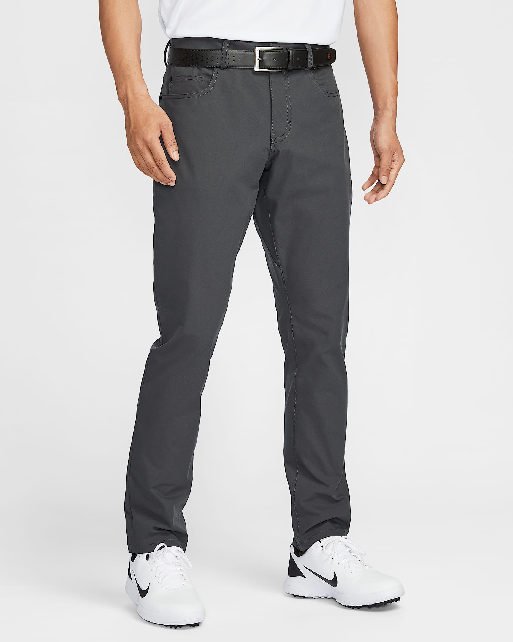 Nike Tour 男子 5 口袋修身高尔夫长裤 - 煤黑/煤黑