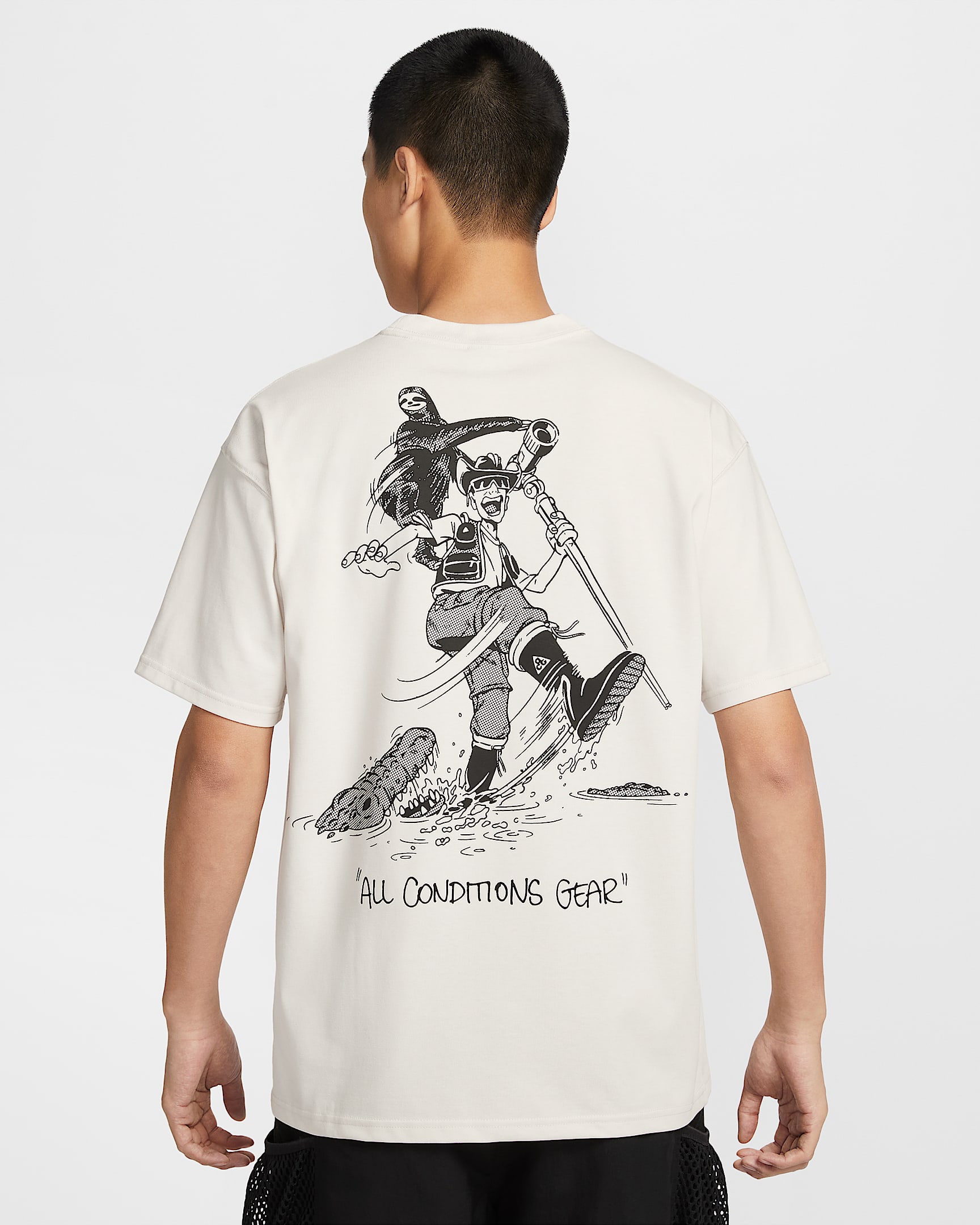 Nike ACG Dri-FIT 男子速干T恤 - 幻影灰白