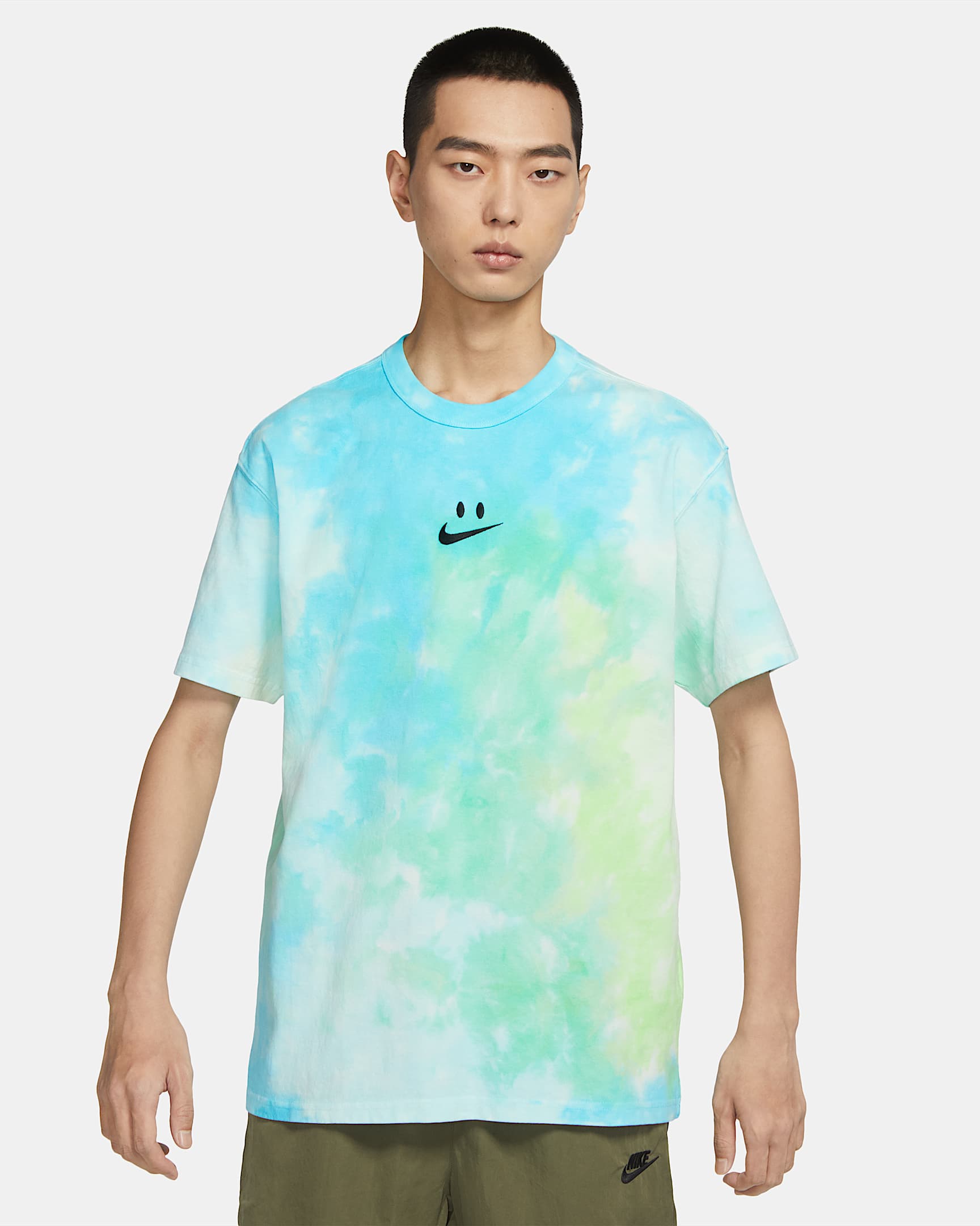 Nike Sportswear 男子扎染T恤 - 浅薄荷绿/波罗的海蓝/酸橙青