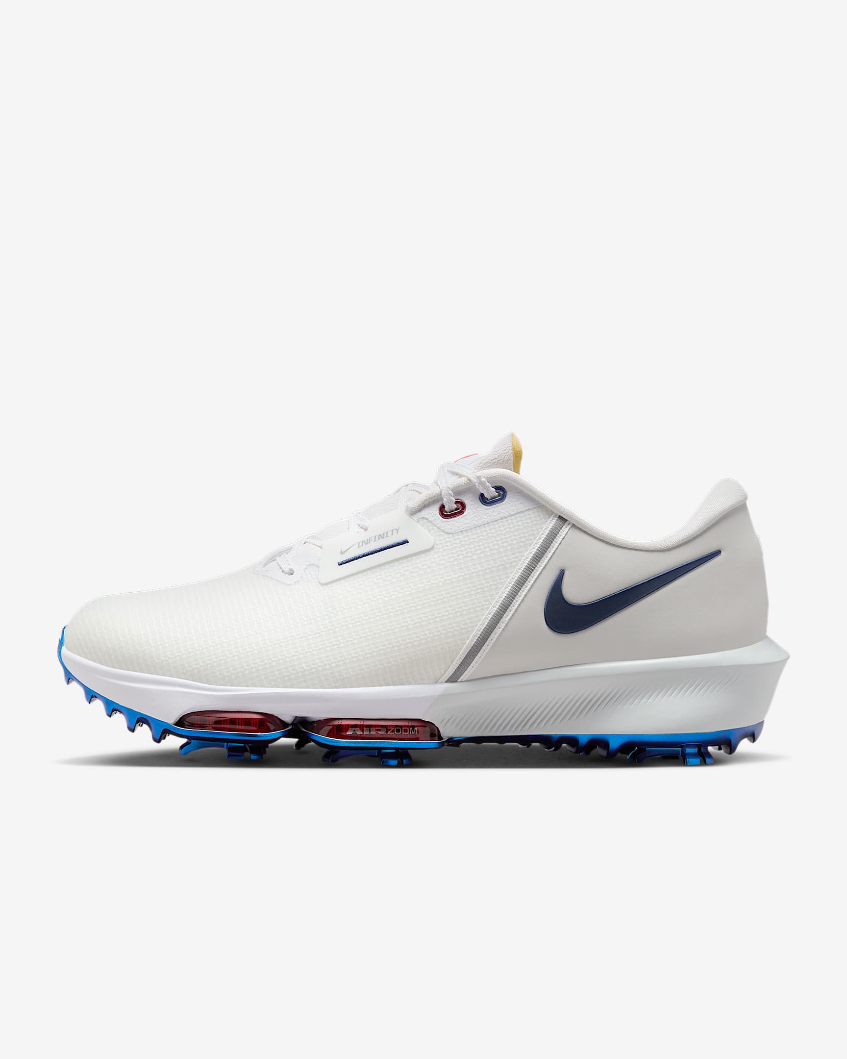 Nike Infinity Tour 2 "Brooks Koepka" 男/女高尔夫球鞋(宽版) - 白色/尘光子色/空间蓝