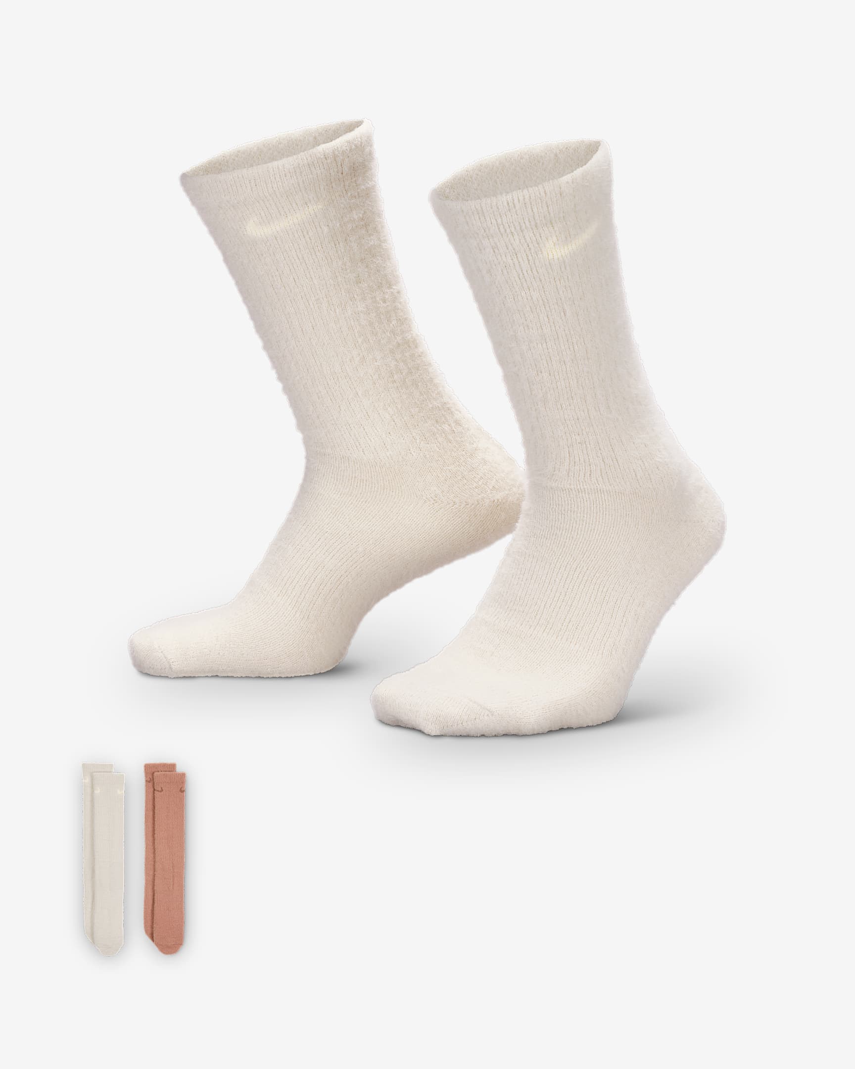 Nike Everyday 舒适速干中筒运动袜(2 双) - 多色