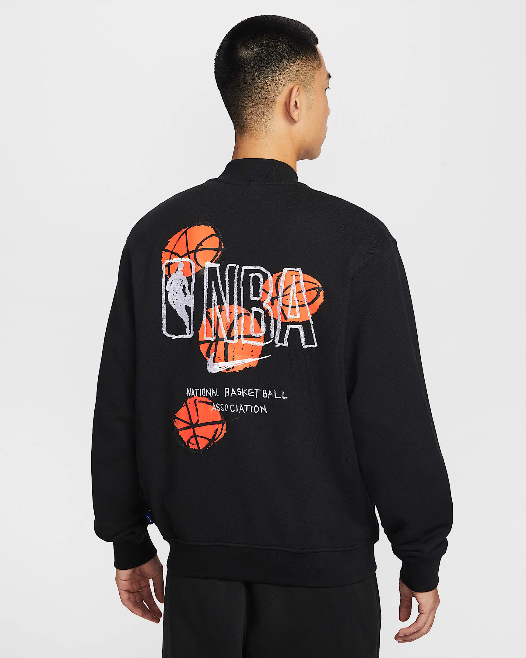 Team 31 Club Nike NBA 男子法式毛圈夹克 - 黑