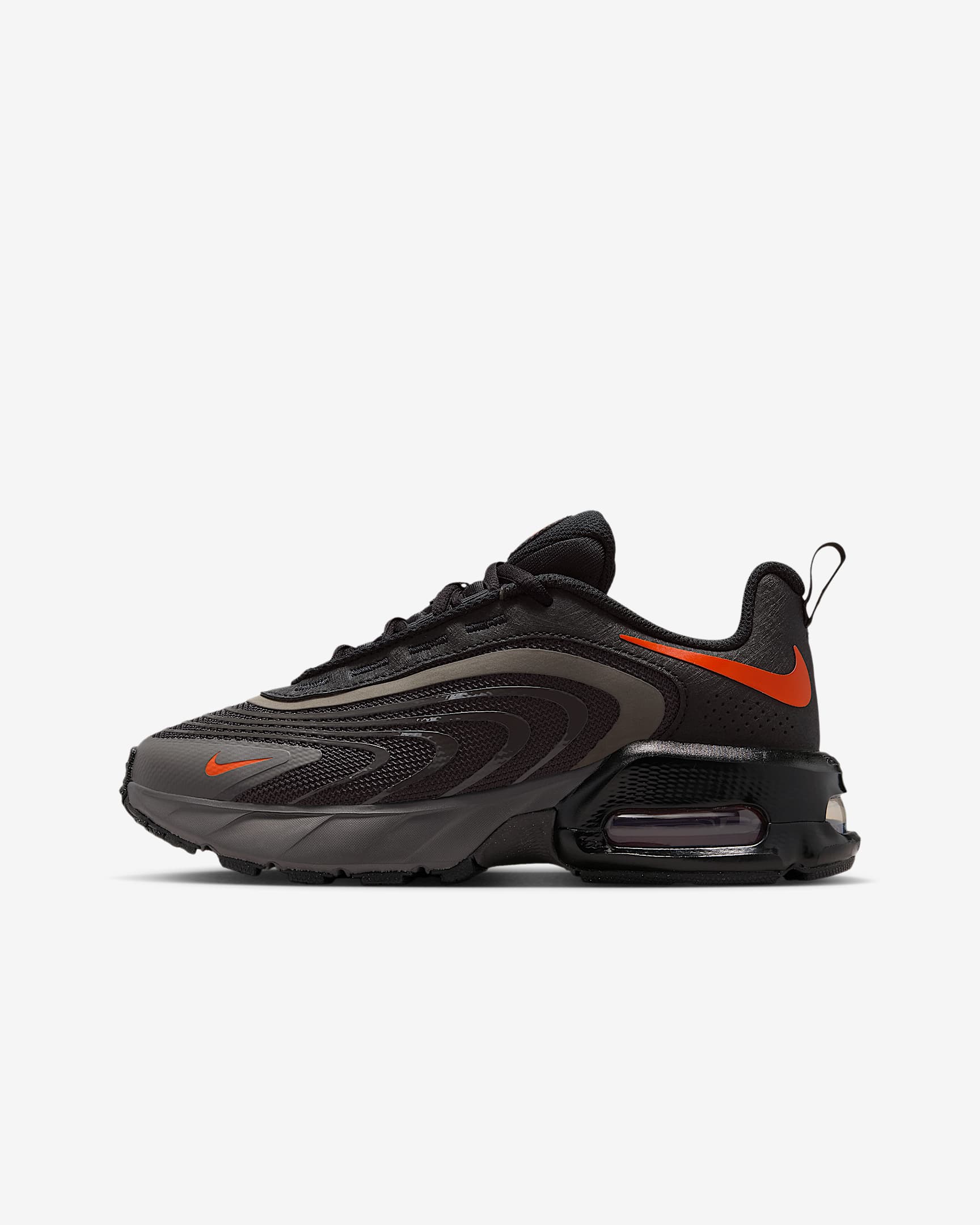 Nike Air Max Fire 大童运动鞋 - 中灰/黑/队橙