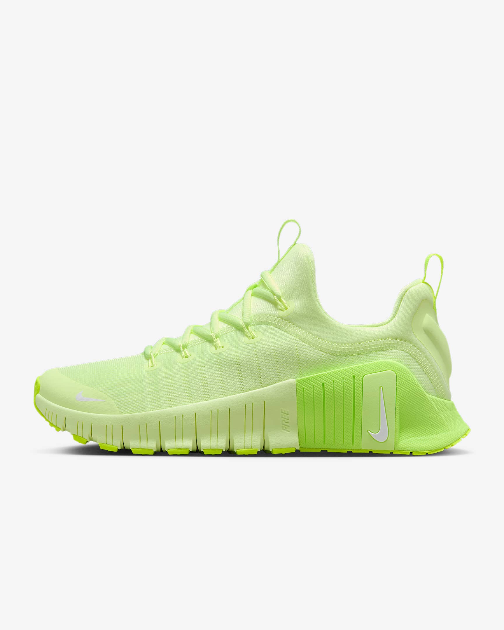 Nike Free Metcon 6 女子训练鞋 - 微黄绿/荧光黄/光辉荧光黄/白色