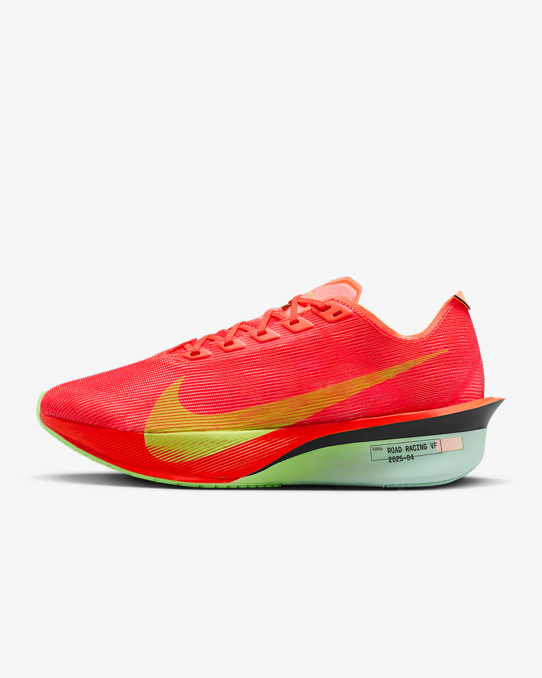 Nike Vaporfly 4 女子轻量公路竞速跑步鞋 - 亮深红/泡沫薄荷绿/黑紫/爆炸绿黄
