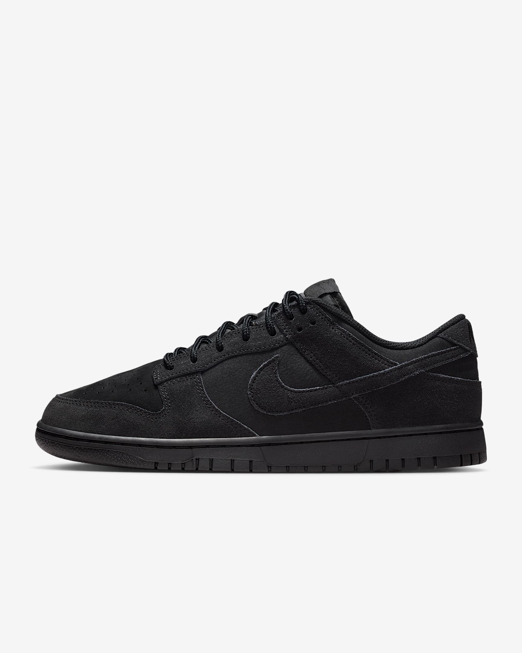 Nike Dunk Low Retro SE 男子运动鞋 - 黑/黑/黑