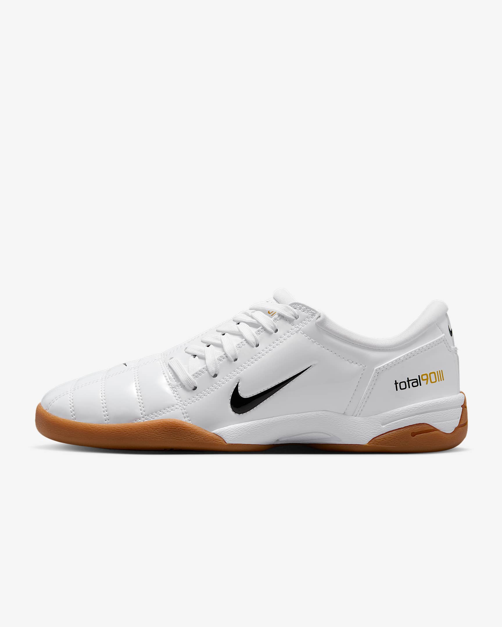 Nike Total 90 女子运动鞋 - 白色/白色/金属色/黑