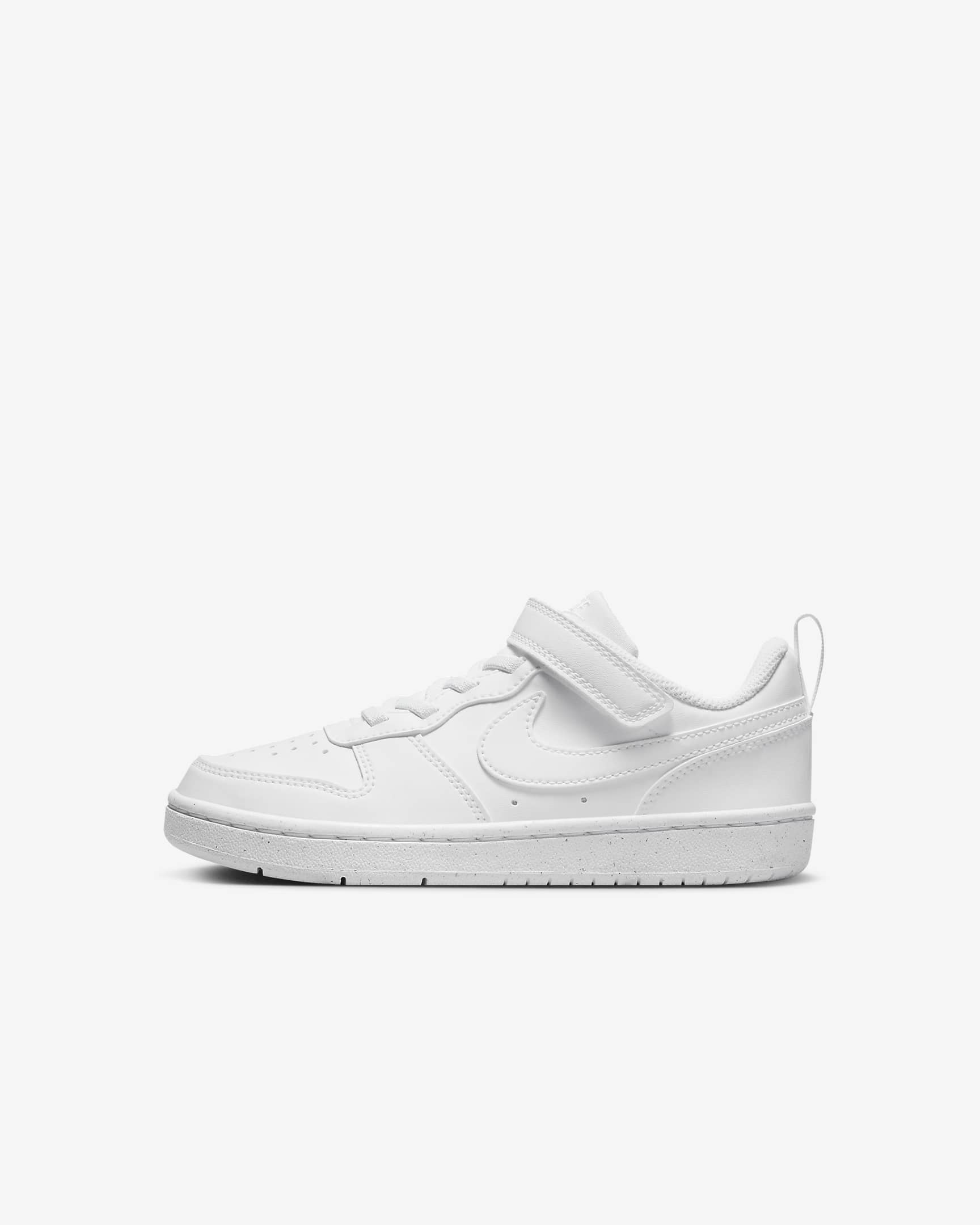 Nike Court Borough Low Recraft 耐克酷菠萝幼童运动鞋 - 白色/白色/白色