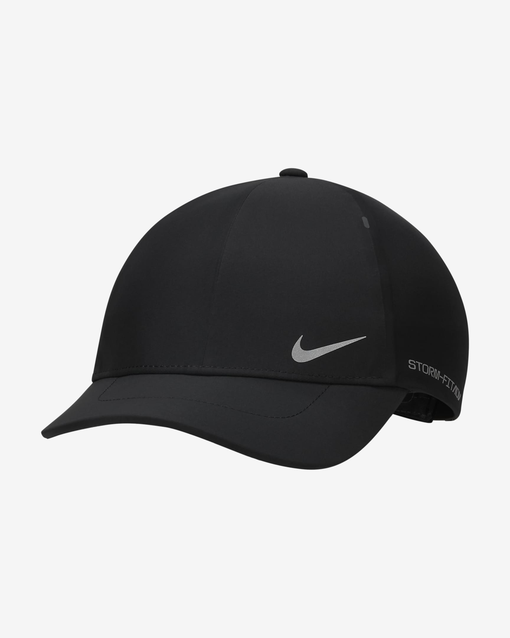 Nike Storm-FIT ADV Club 防风防水半硬顶运动帽 - 黑