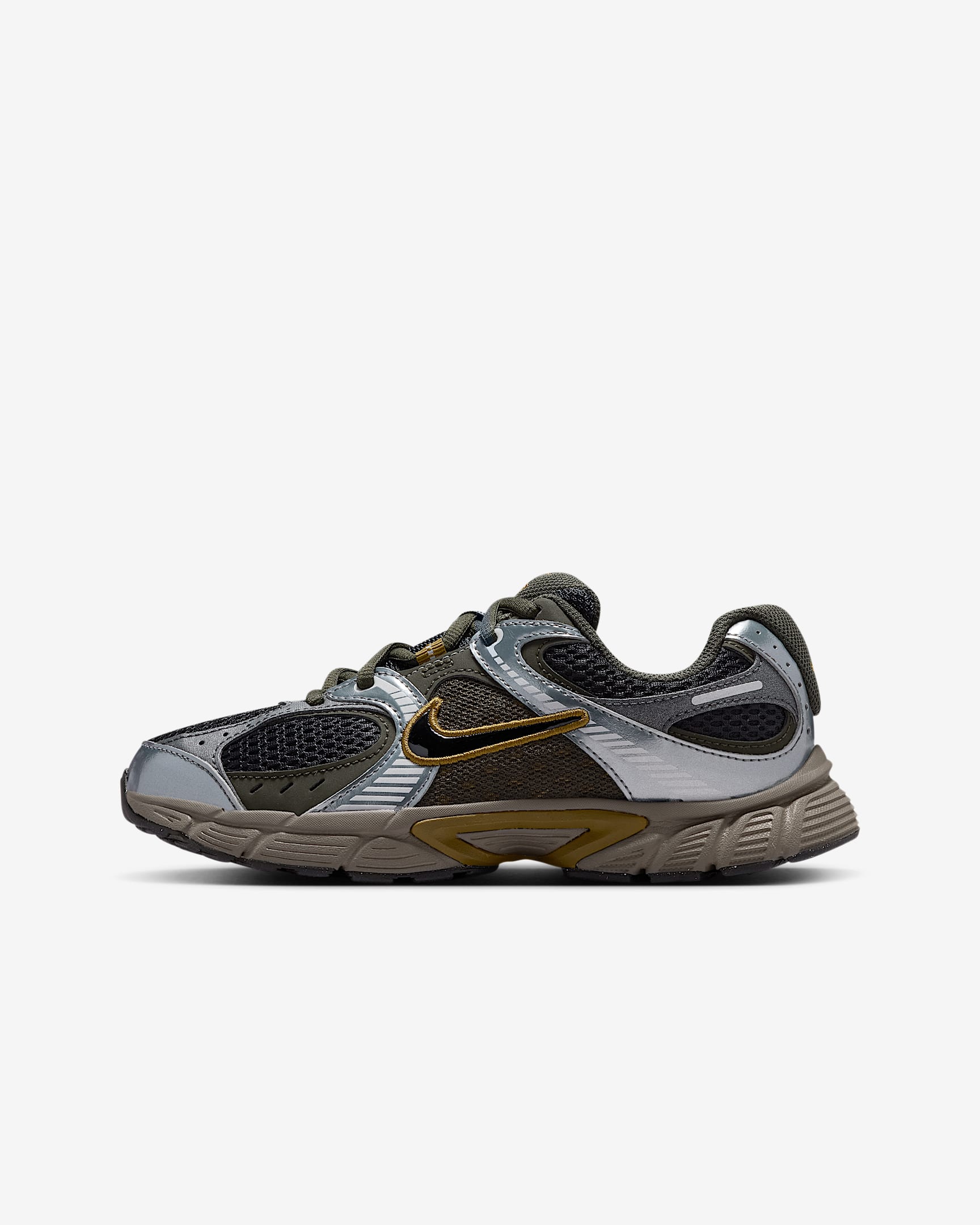 Nike V5 RNR 大童运动鞋 - 高射炮橄榄绿/红杉绿/烟灰/黑