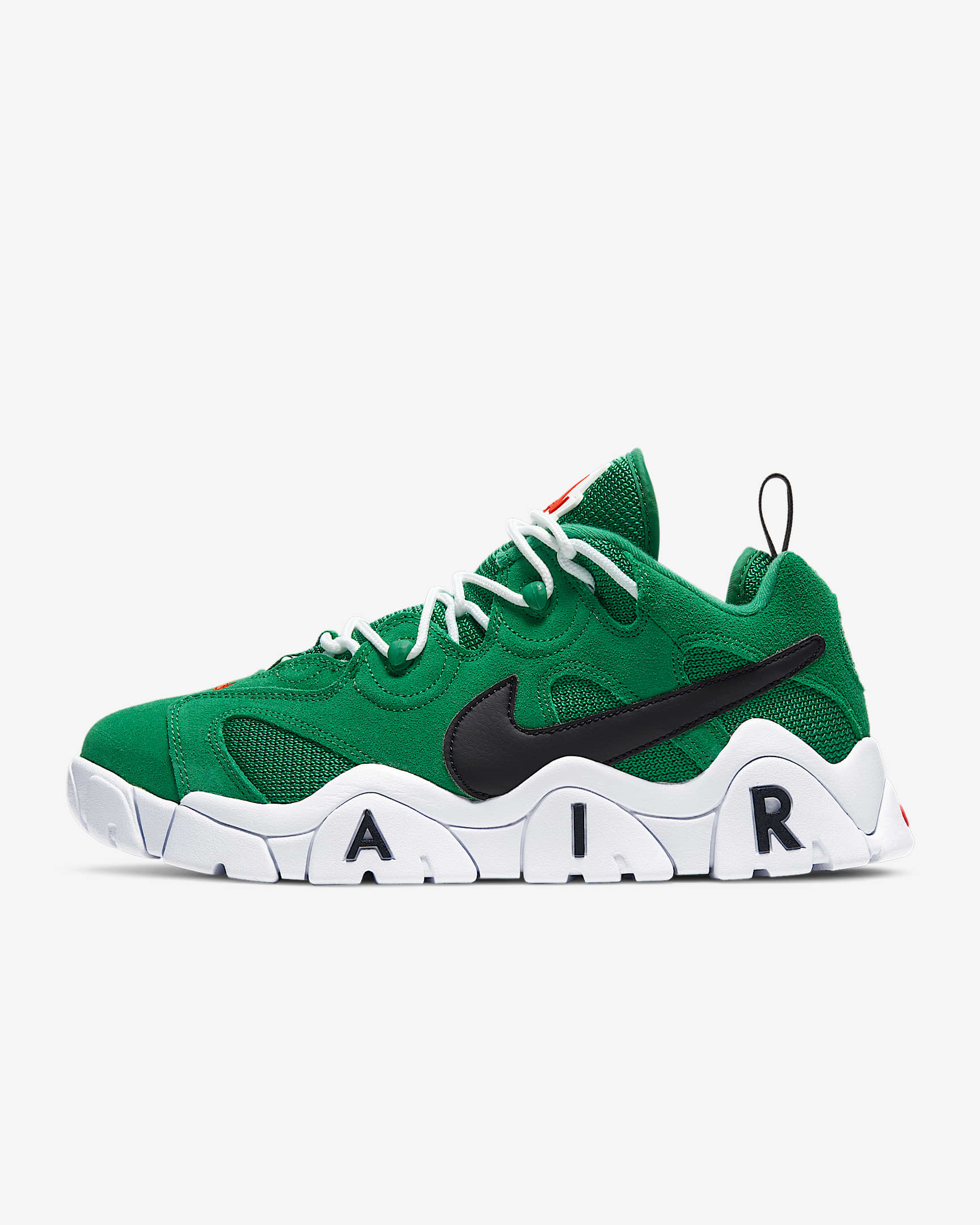 Nike Air Barrage Low 男子运动鞋 - 苜蓿绿/白色/黑