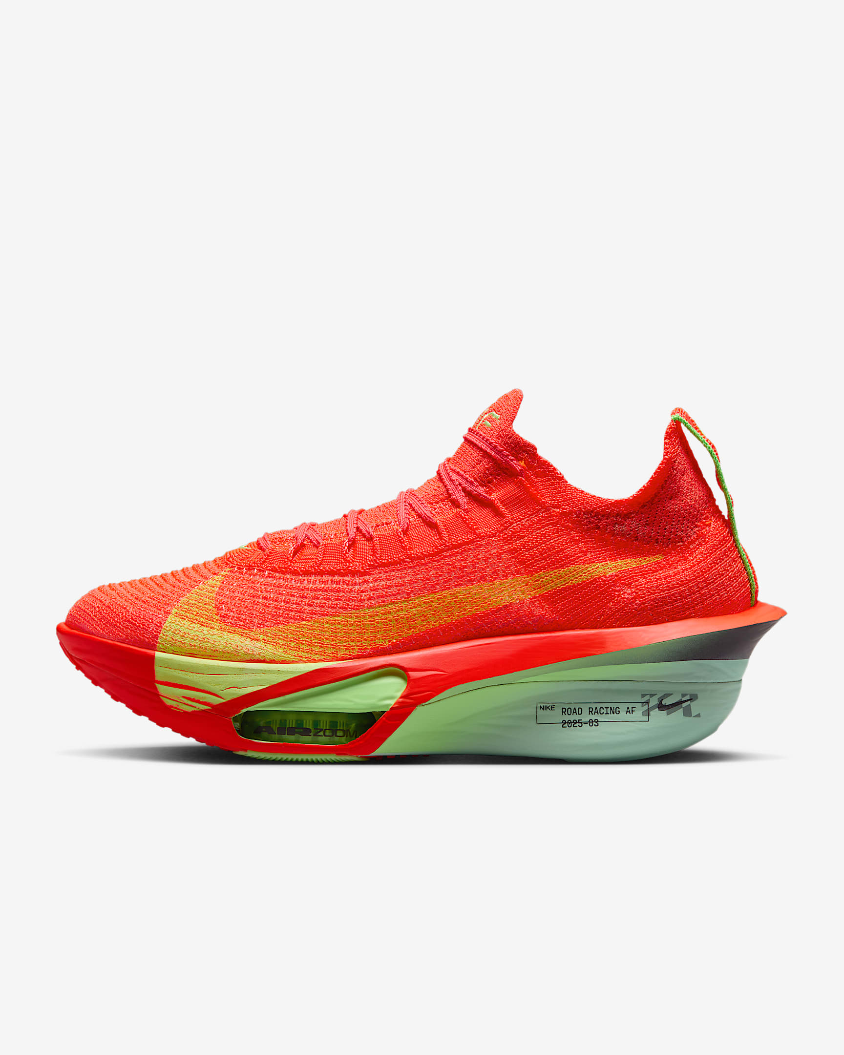 Nike Alphafly 3 张德顺同款女子公路竞速跑步鞋 - 亮深红/爆炸绿黄/泡沫薄荷绿/黑紫