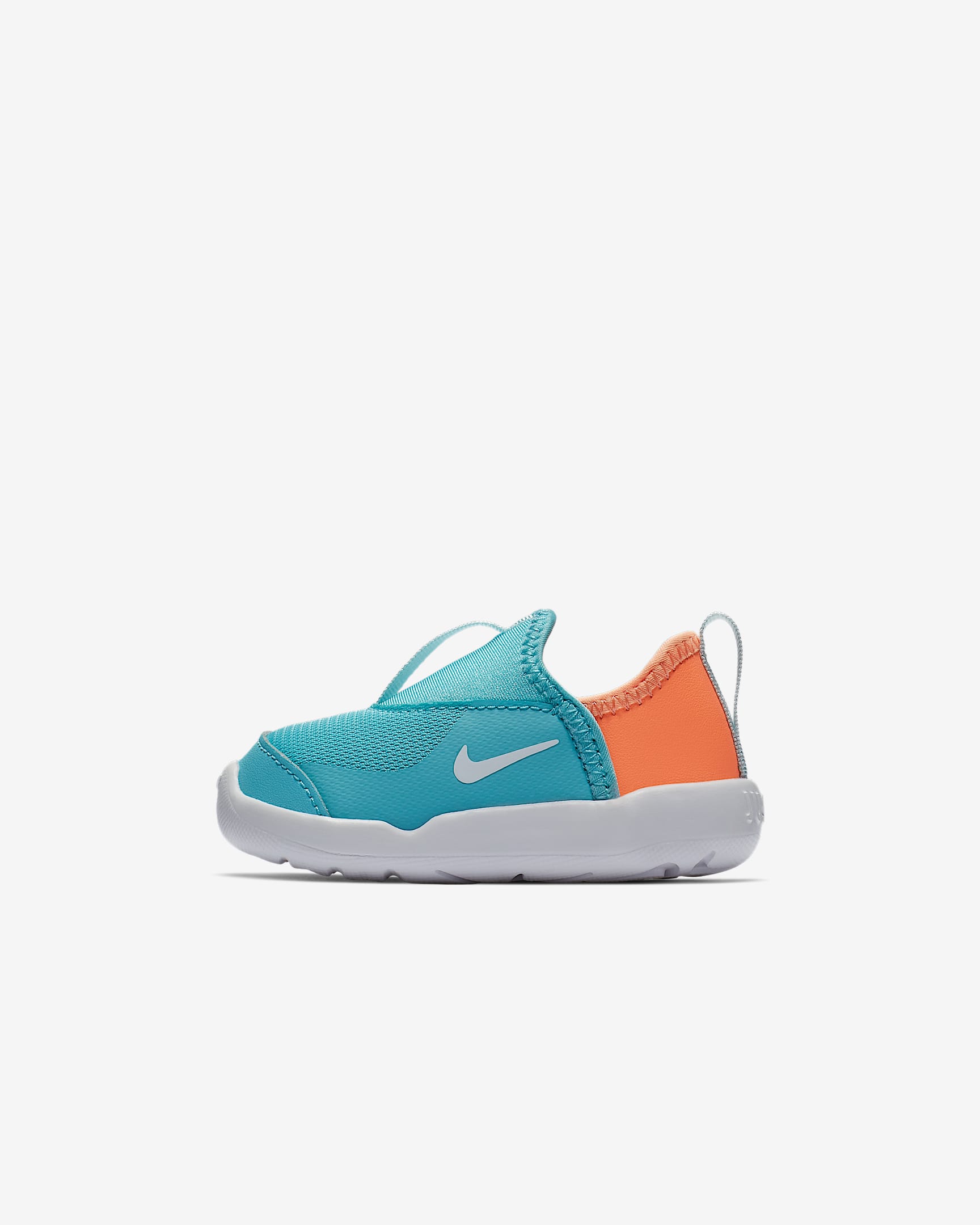 Nike Lil' Swoosh (TD) 婴童运动童鞋 - 视线蓝/浅托帕石色/脉冲橙/白色