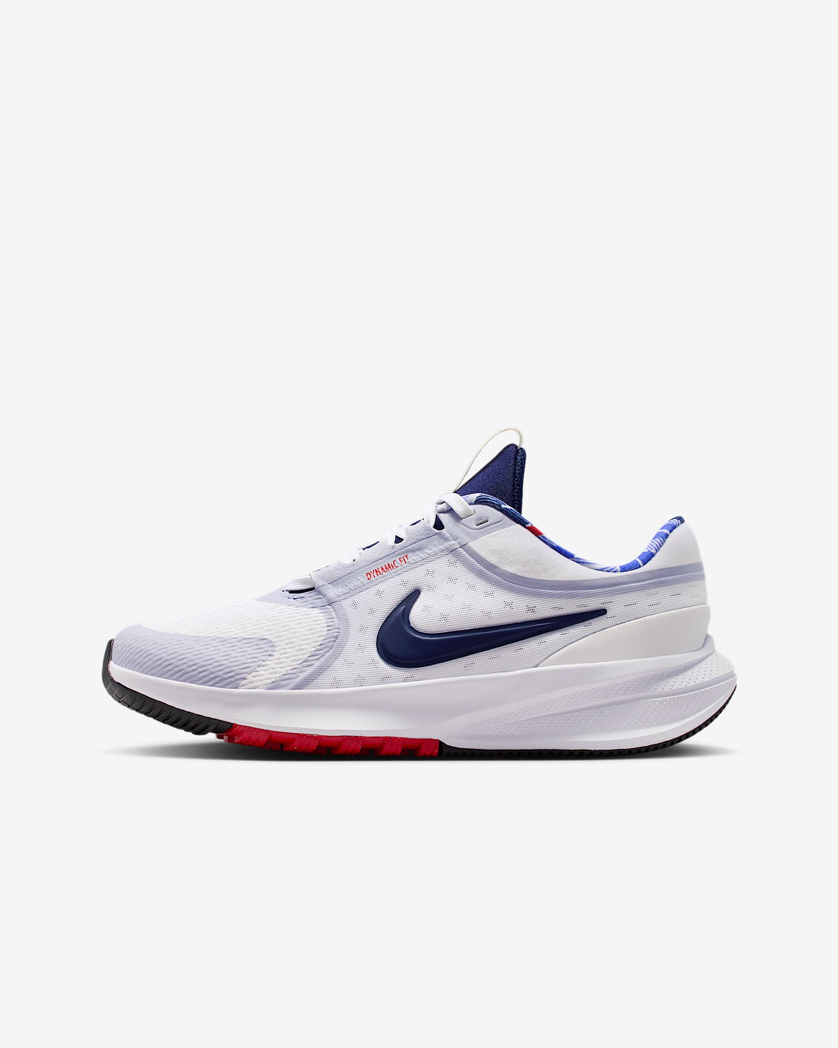 Nike Star Runner 5 耐克摘星号大童运动鞋 - 白色/白色/幻影/深藏青