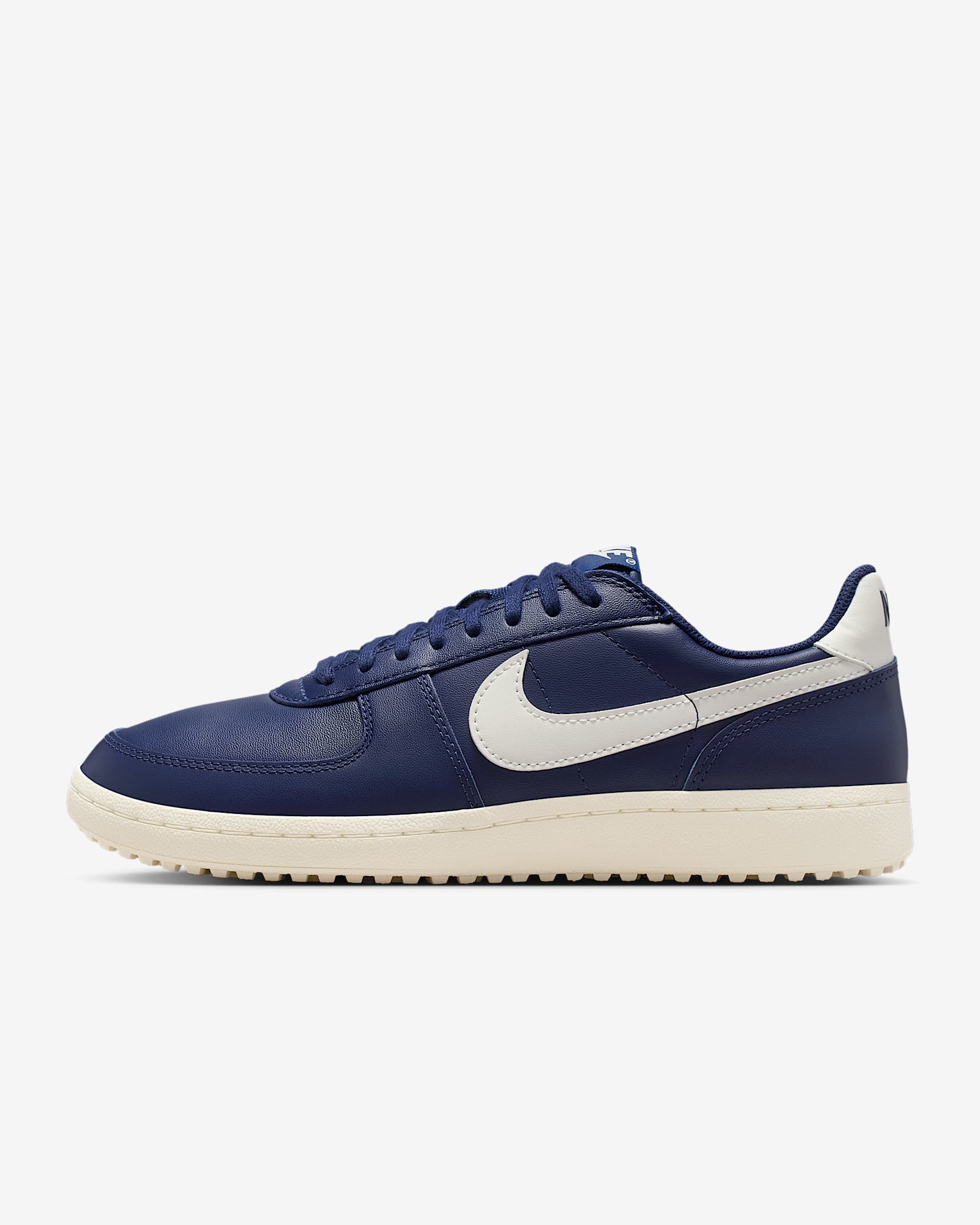 Nike Field General Leather 男子薄底运动鞋 - 深藏青/深藏青/帆白/帆白