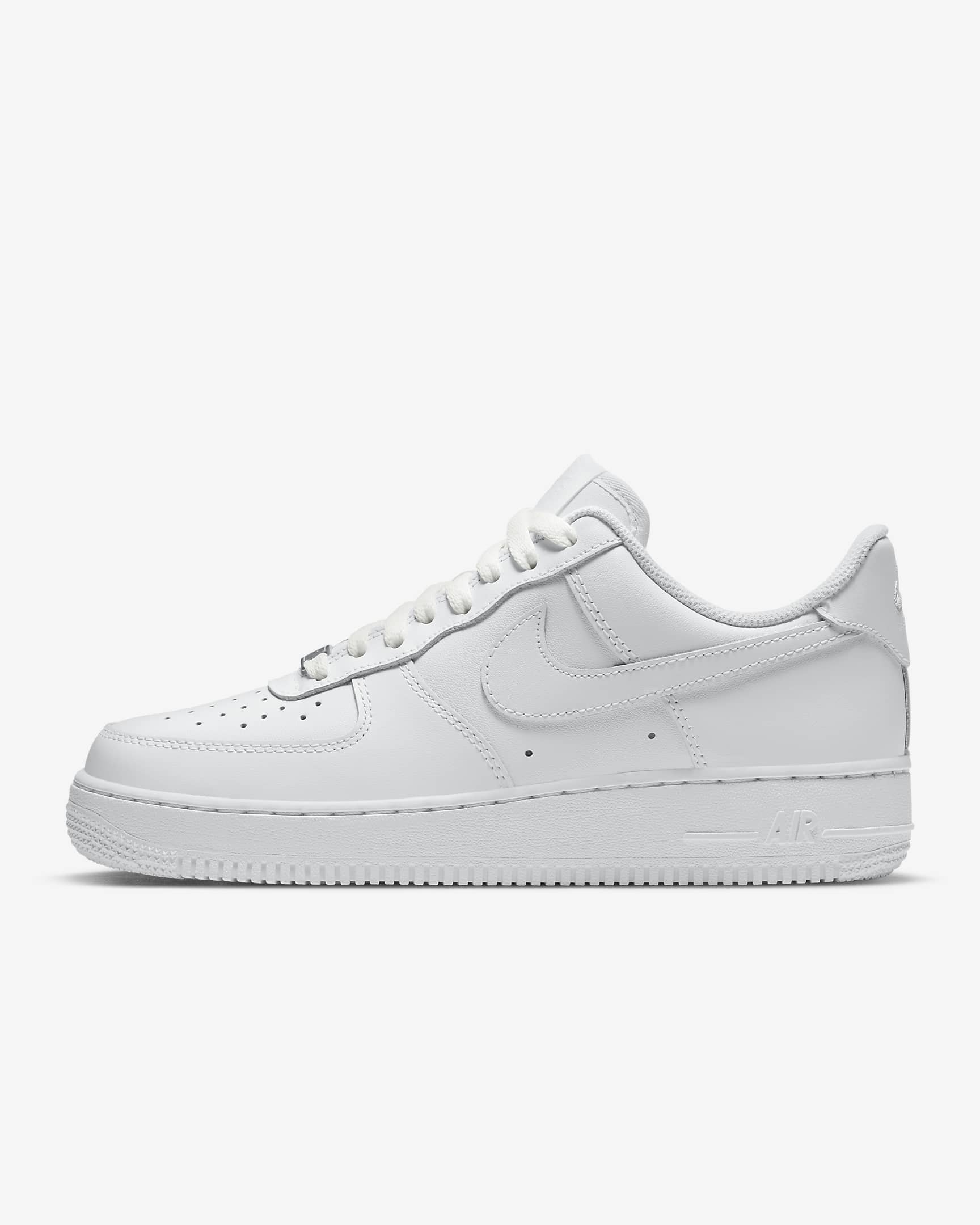 Nike Air Force 1 '07 女子空军一号运动鞋板鞋 - 白色/白色/白色/白色