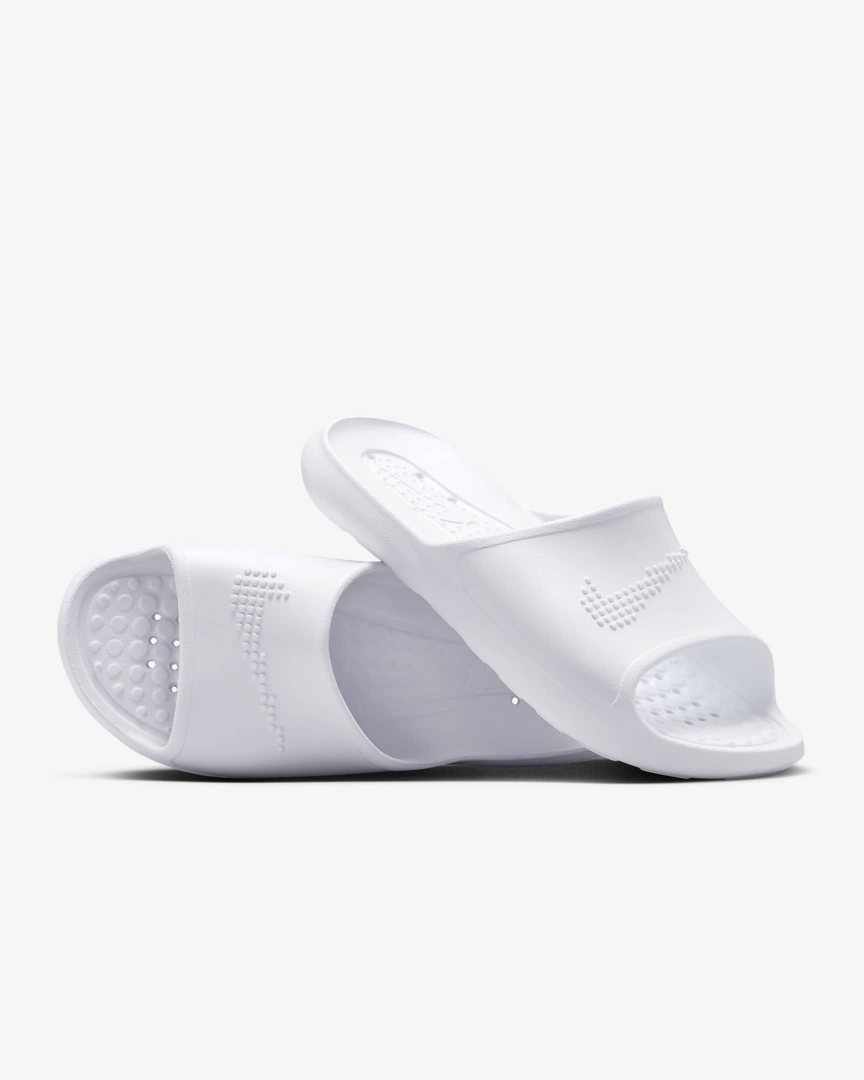 Nike Victori One 女子拖鞋 - 白色/白色/白色
