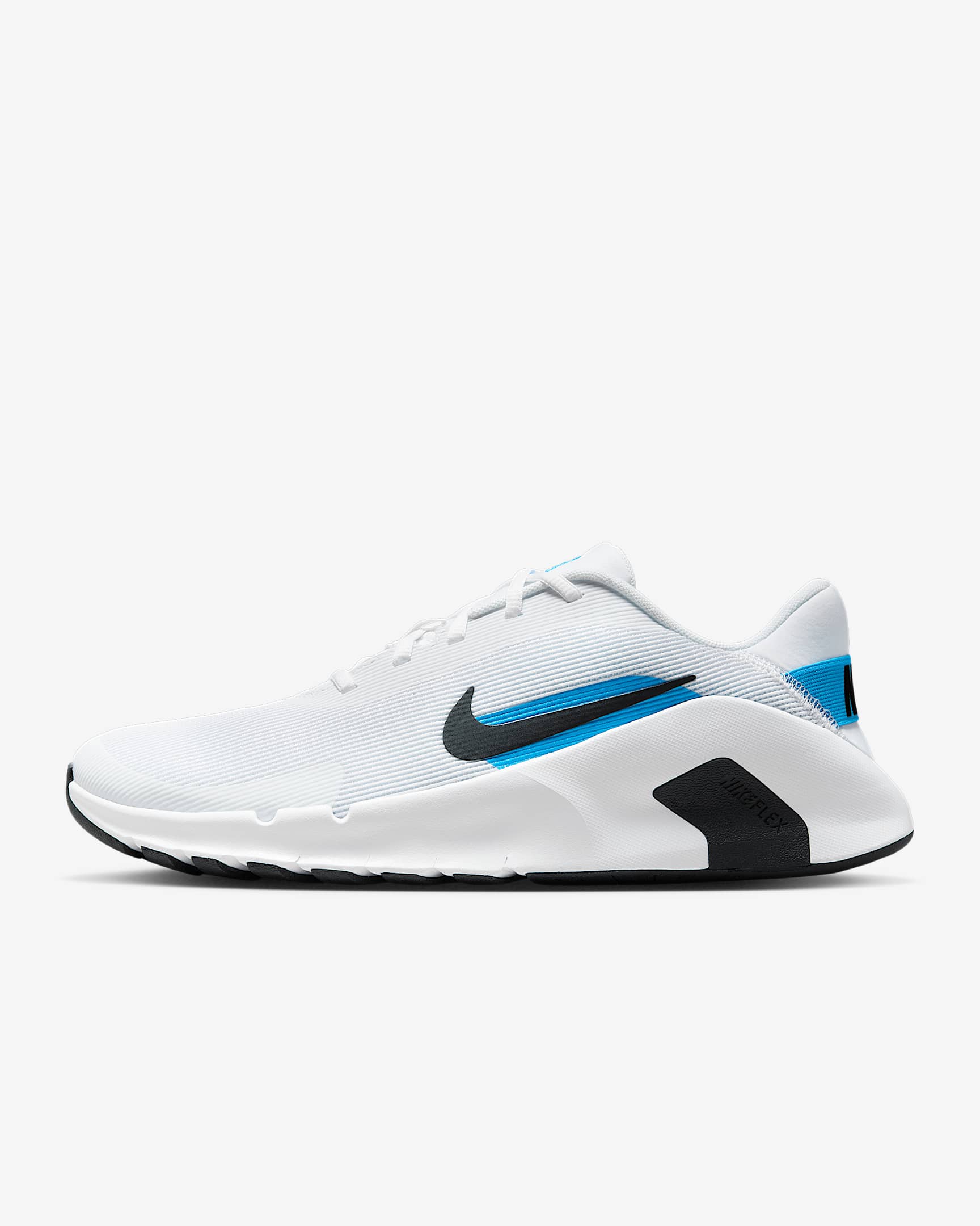 Nike Flex Train 男子训练鞋 - 白色/英雄蓝/黑