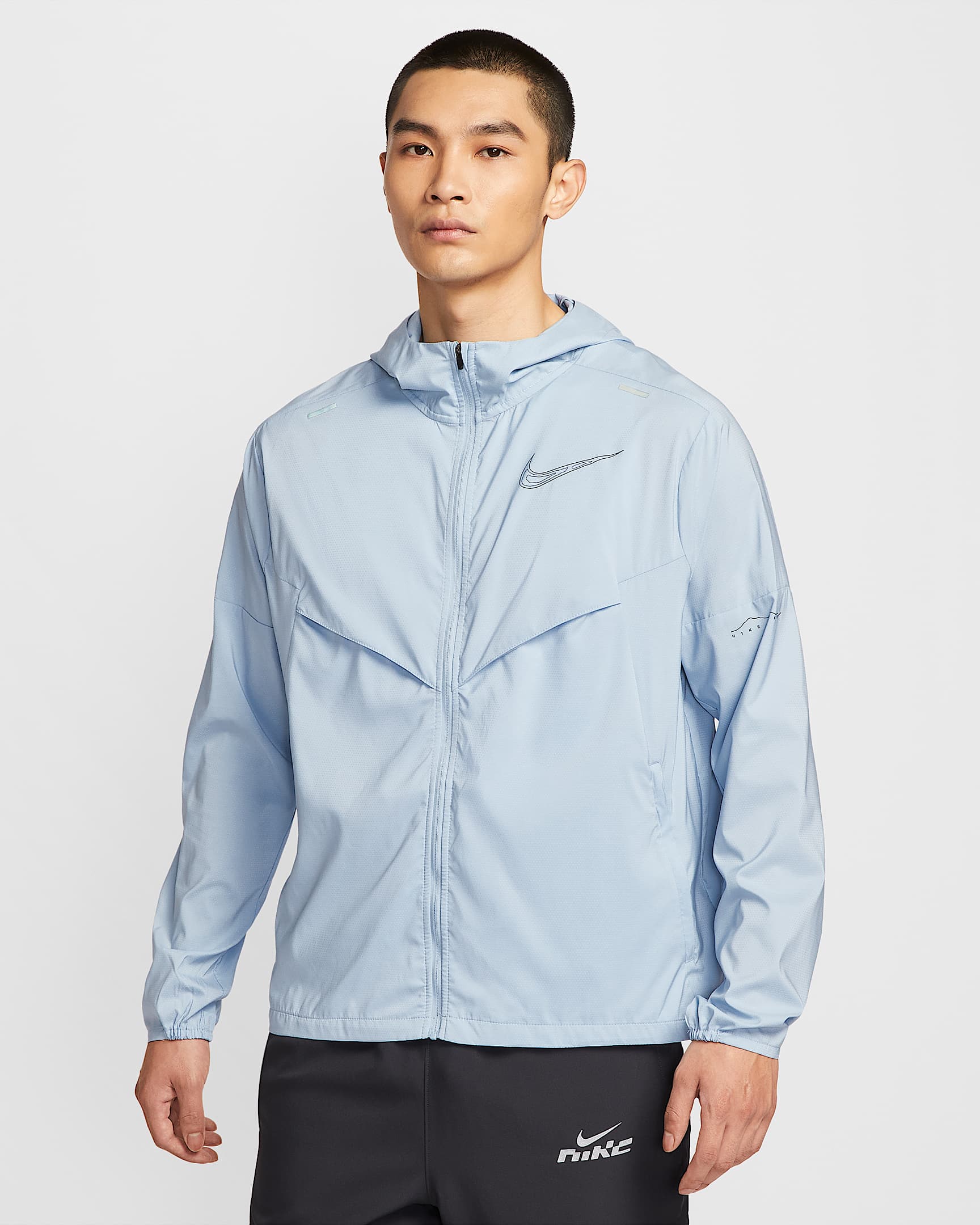 Nike Windrunner 风行者系列 Repel 男子拒水跑步夹克 - 浅军械蓝