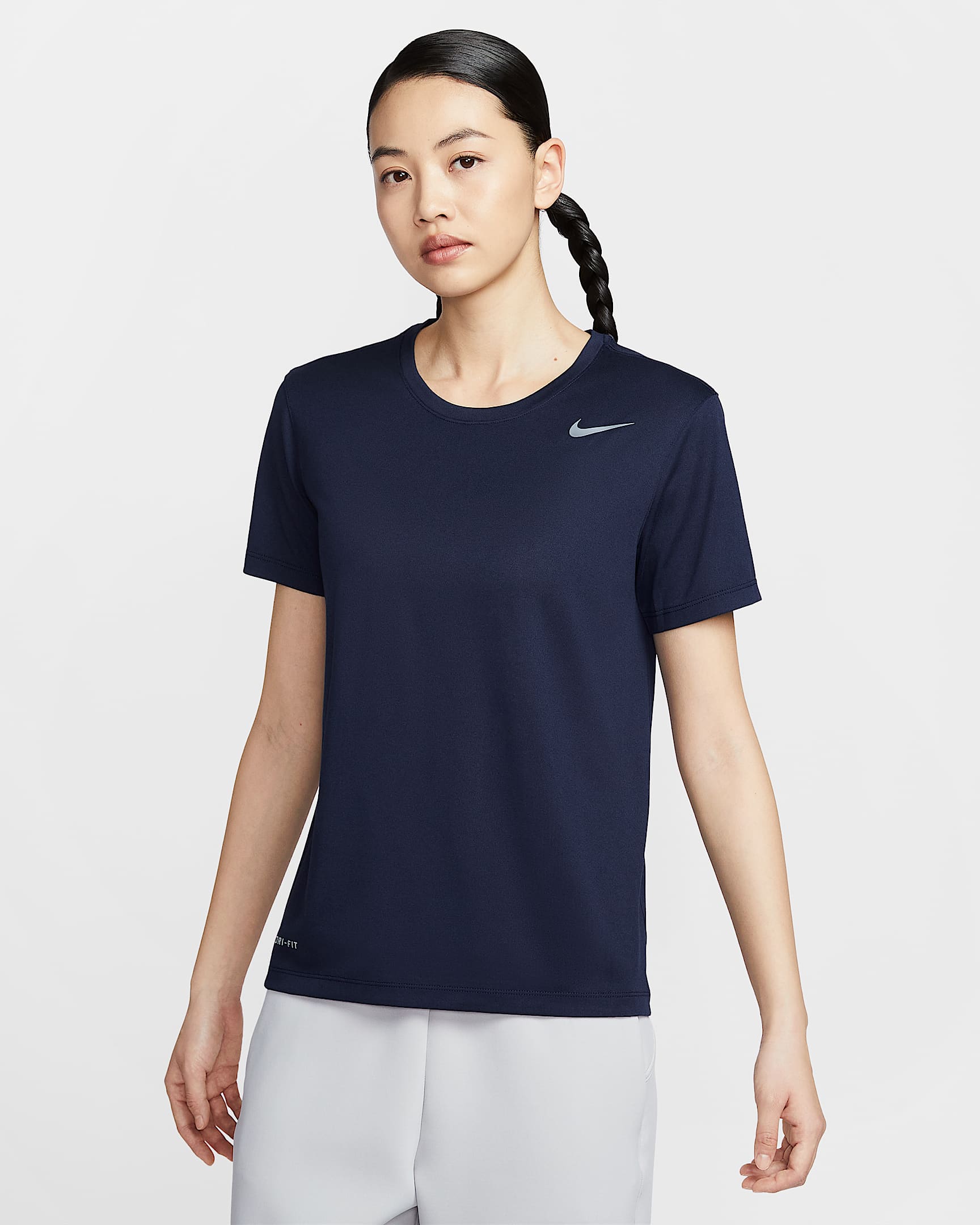 Nike Team Legend 女子速干T恤 - 黑曜石色