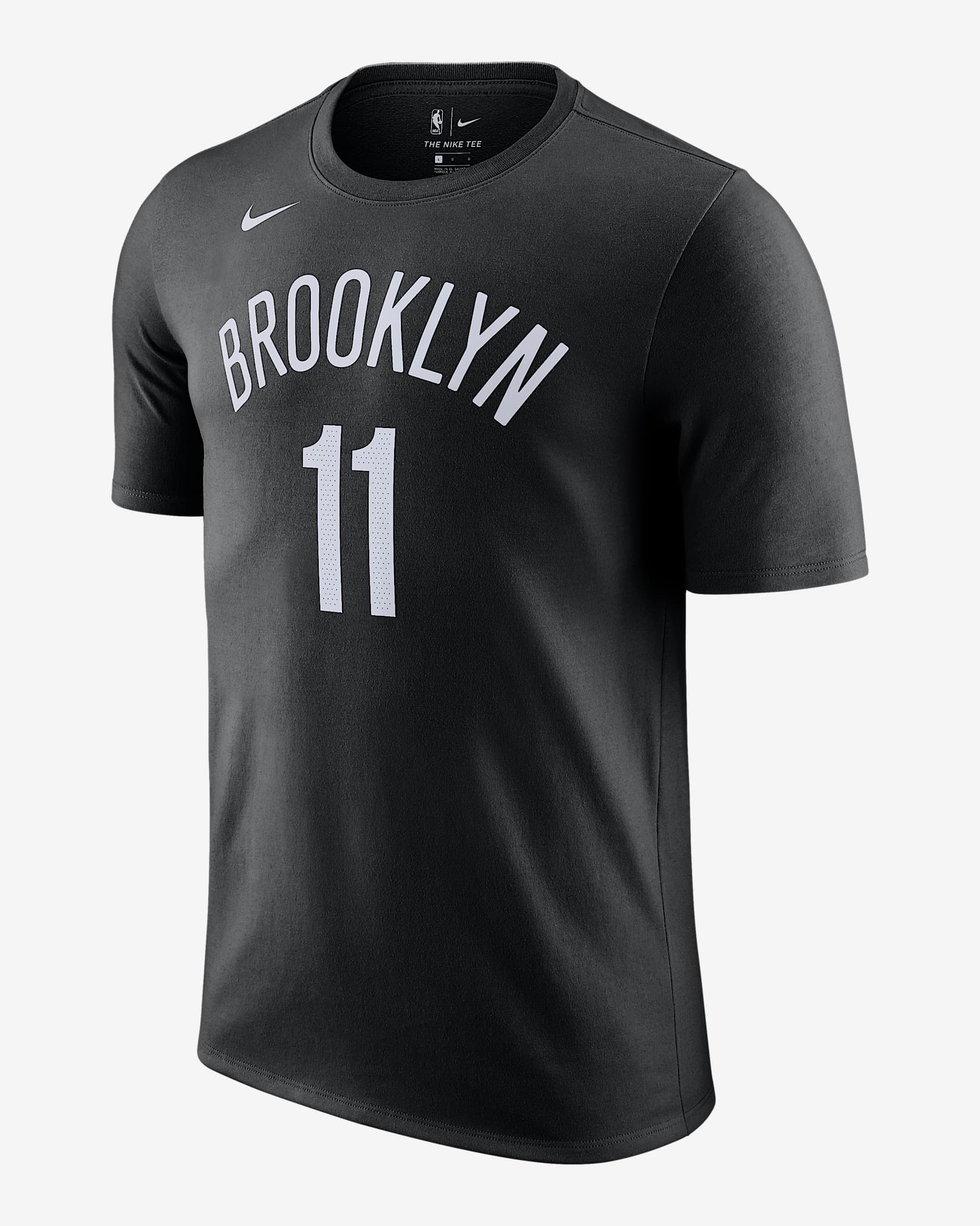 布鲁克林篮网队 Nike NBA 男子T恤 - 黑