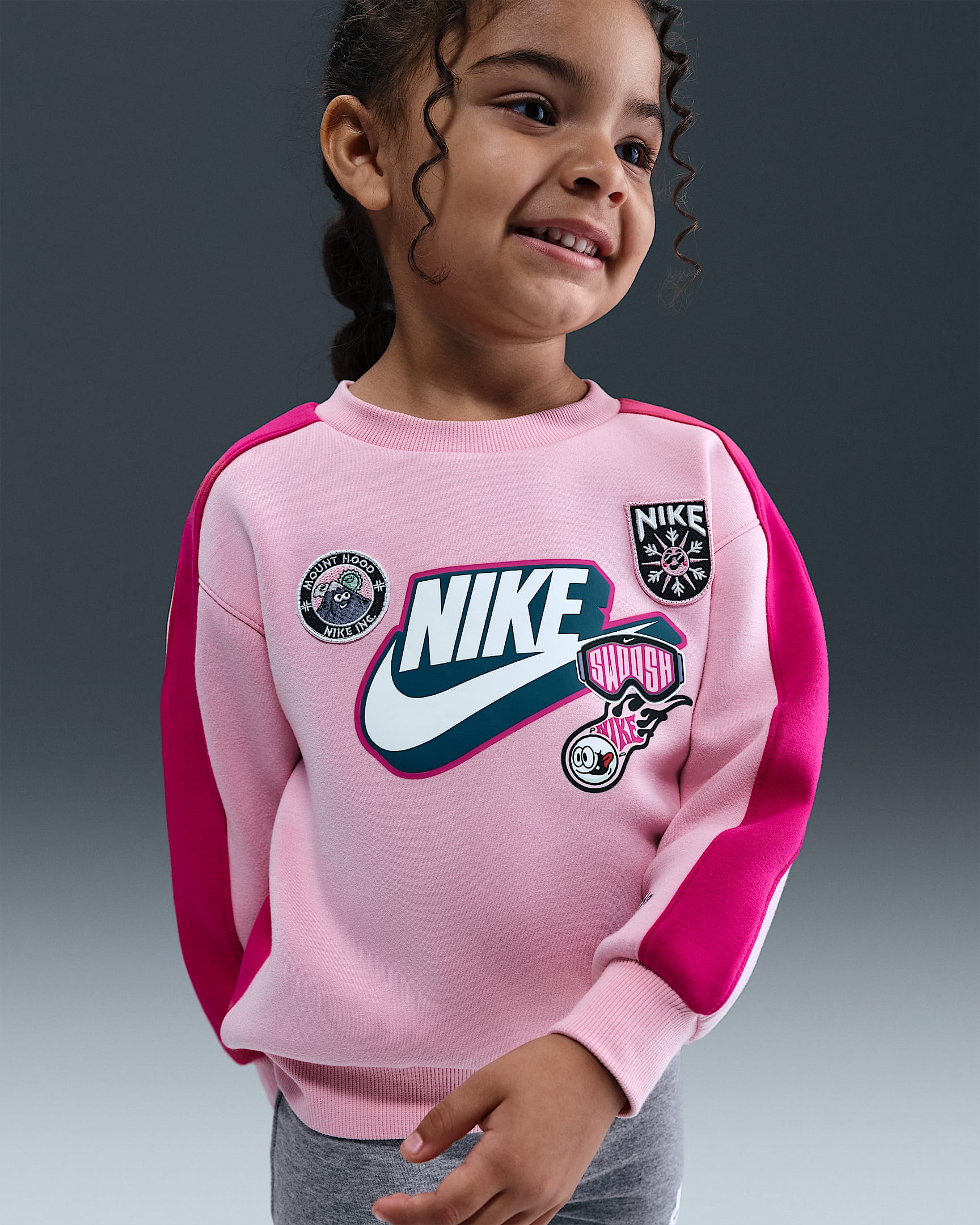 Nike 婴童针织运动衫 - 中柔粉