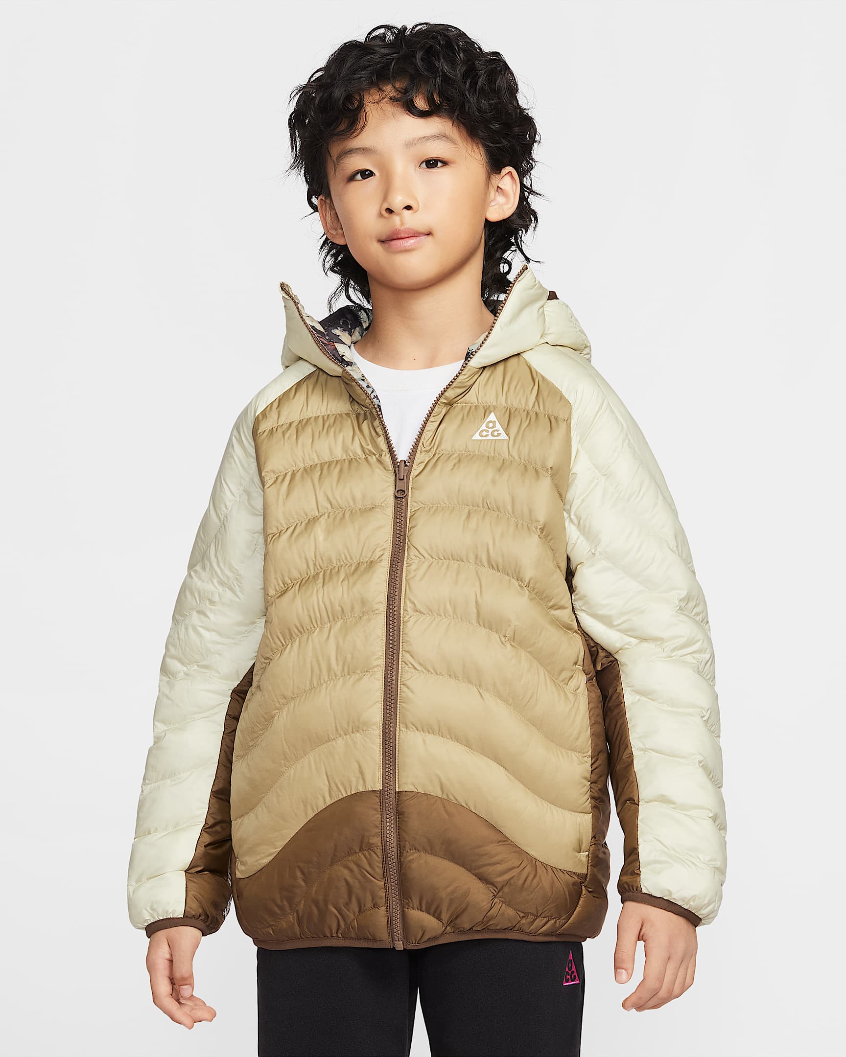 Nike ACG Therma-FIT ADV 大童夹克 - 浅卡其/杏茶色/苔木棕色/山峰白