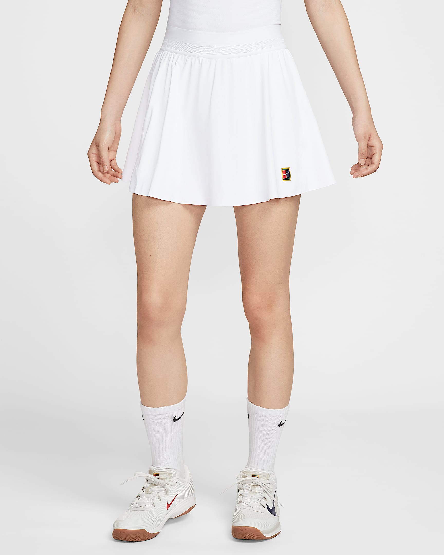 NikeCourt Slam Ace Dri-FIT 郑钦文同款女子速干网球半身裙 - 白色/白色