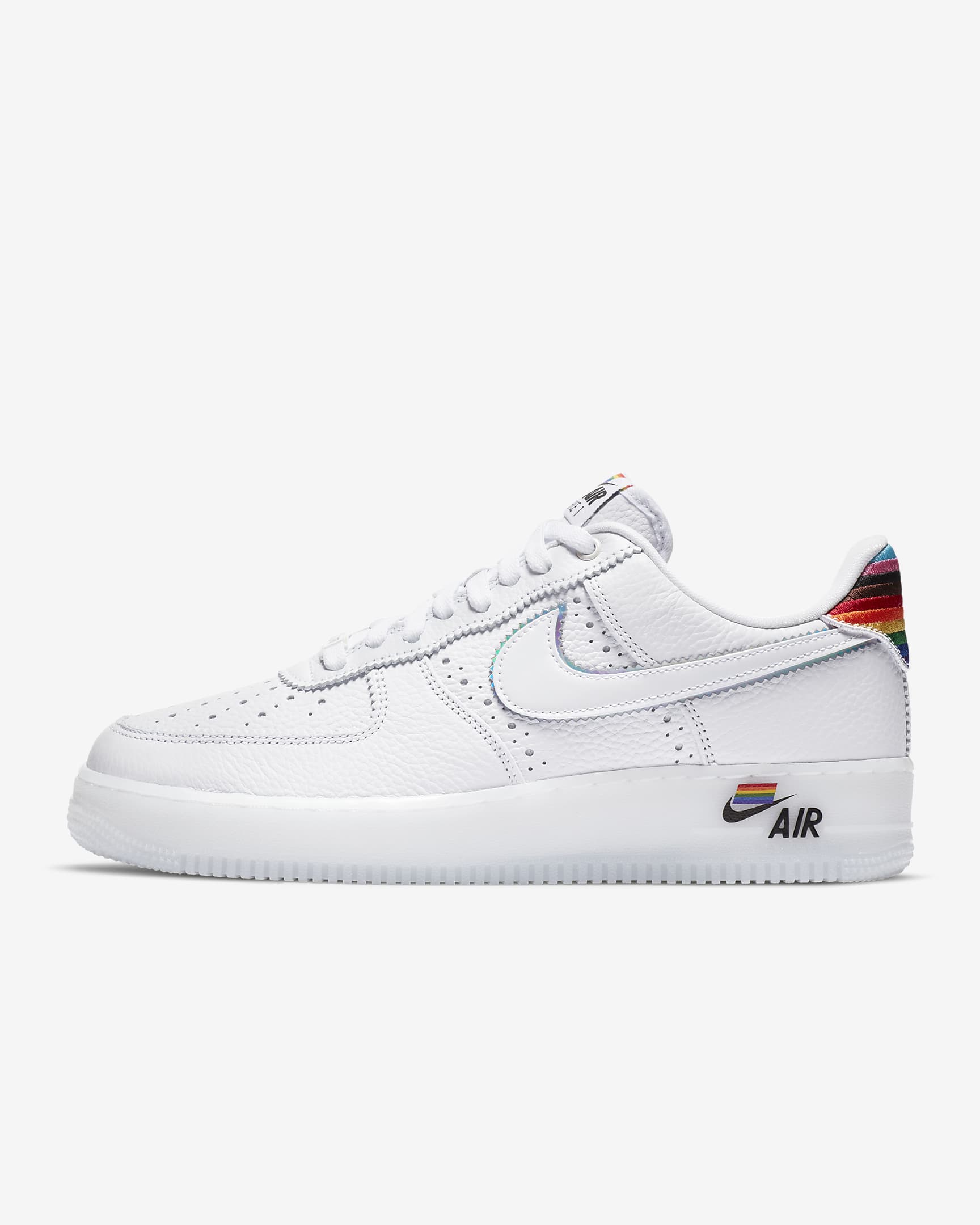 Nike Air Force 1 BETRUE 男子运动鞋 - 白色/多色/白色
