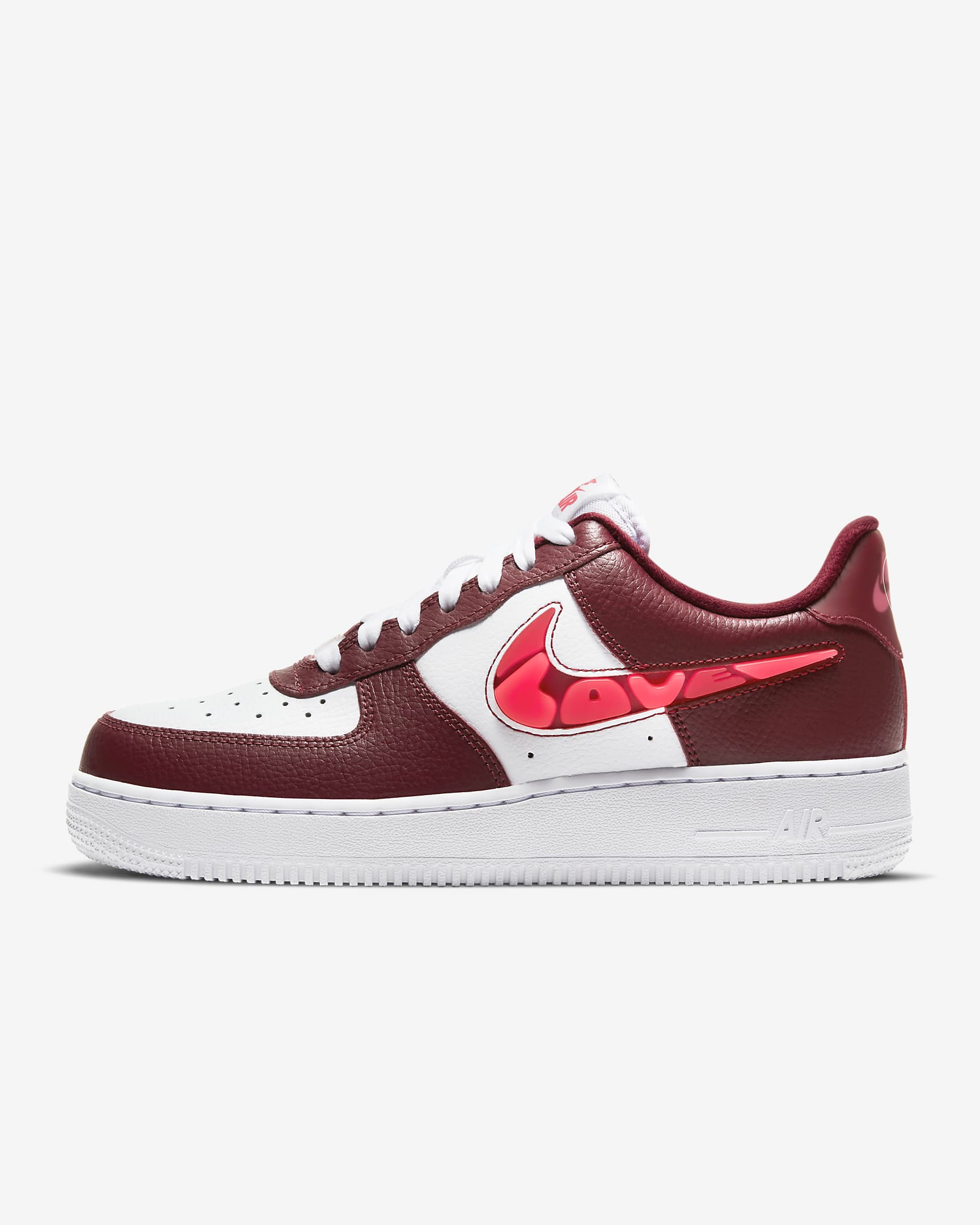 Nike Air Force 1 '07 SE 女子运动鞋 - 队红/黑/白色/迷人红