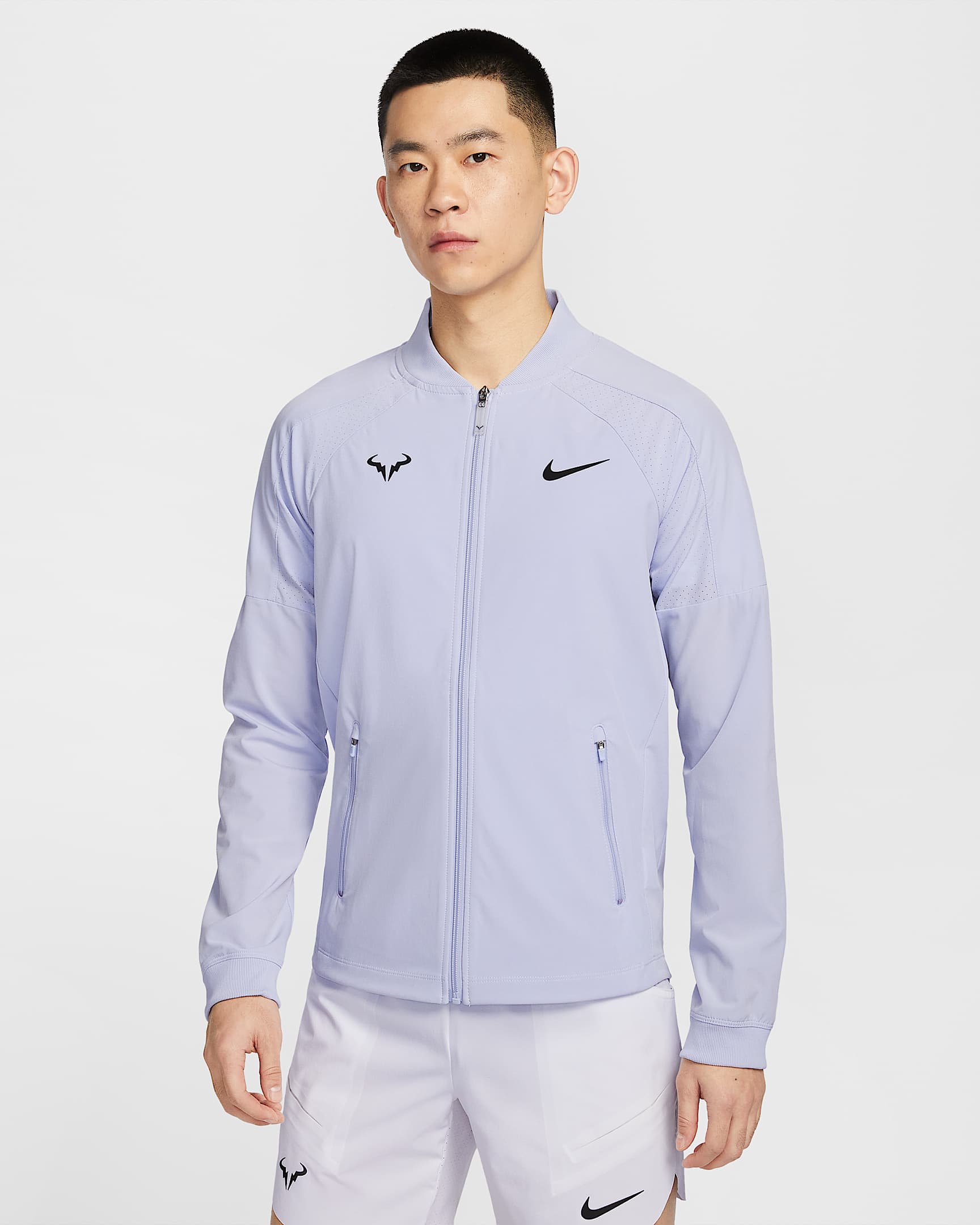 Nike Dri-FIT Rafa 纳达尔男子速干网球夹克 - 幻影/黑