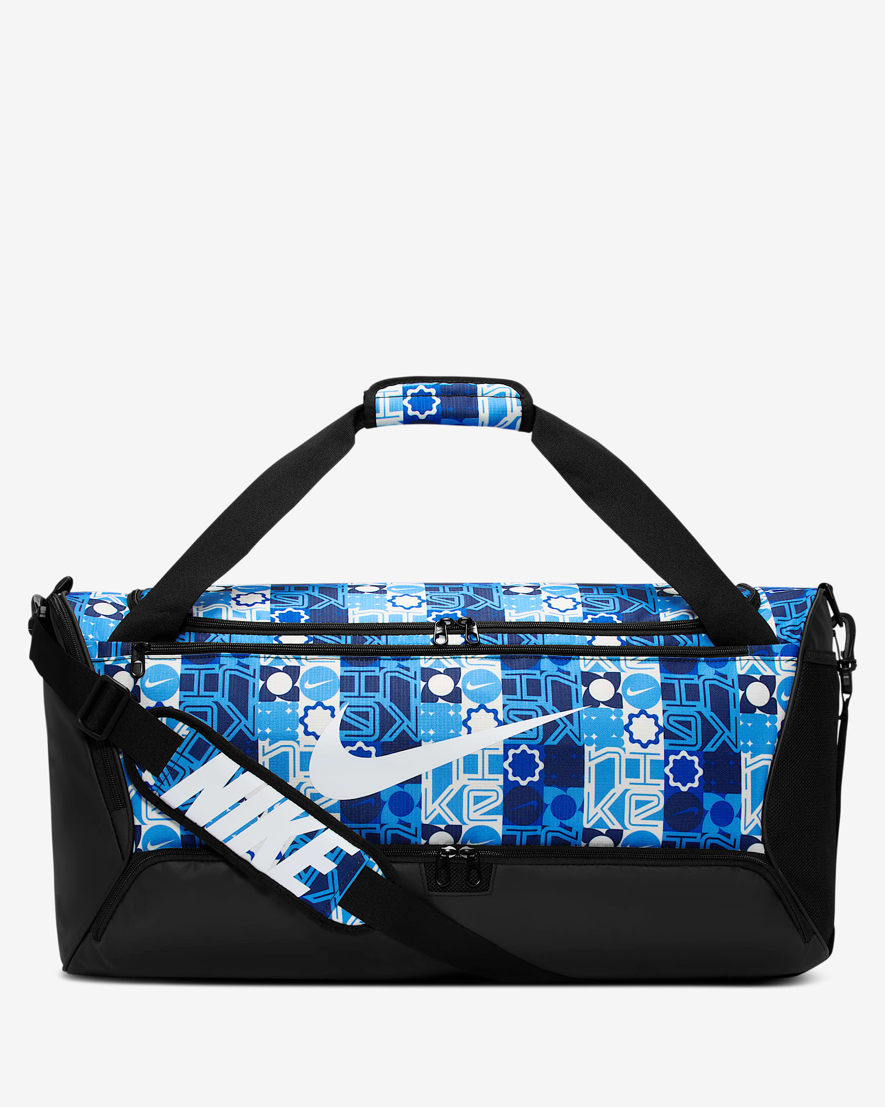 Nike Brasilia 训练行李包 - 大学蓝/黑/白色