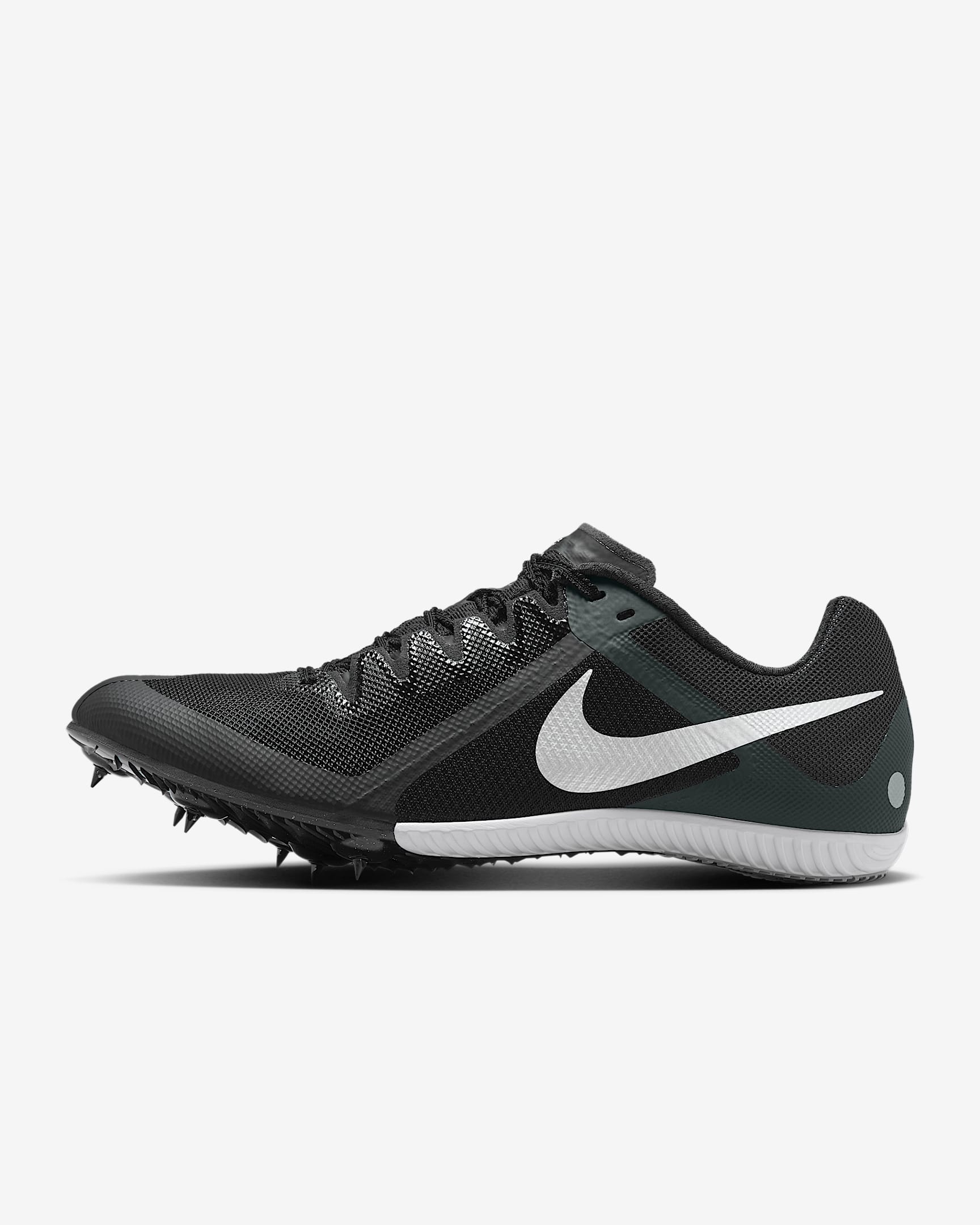 Nike Zoom Rival Multi 男子田径钉鞋 - 黑/黑/金属银