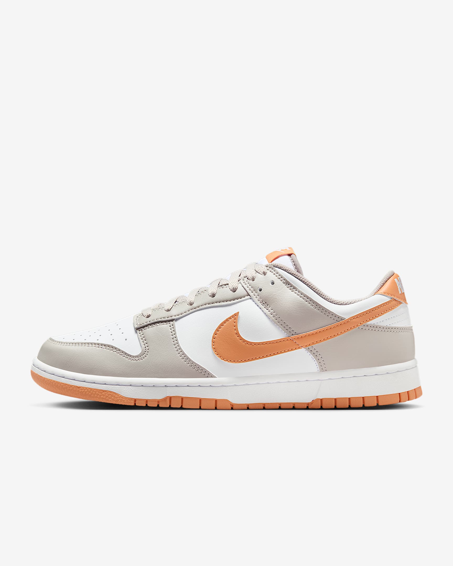 Nike Dunk Low Retro 男子运动鞋板鞋 - 白色/大学灰/月亮铜