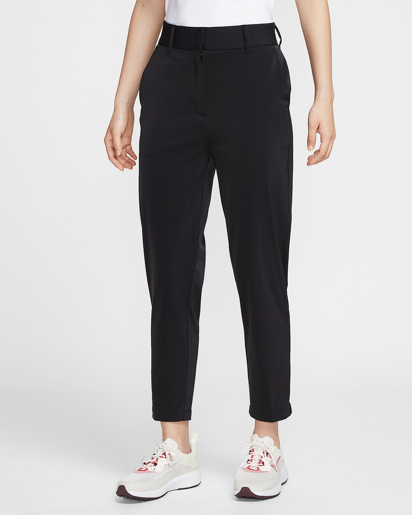 Nike Tour Dri-FIT 女子速干高尔夫长裤 - 黑/白色