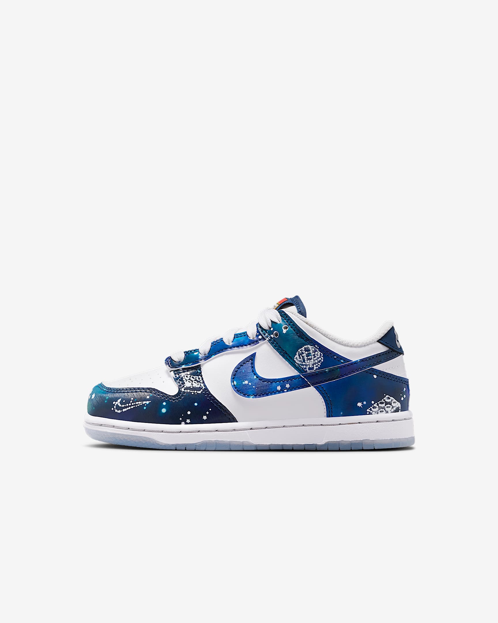 Nike Dunk Low x LEGO® Collection 幼童运动鞋 - 白色/勇气蓝/金属银灰/多色