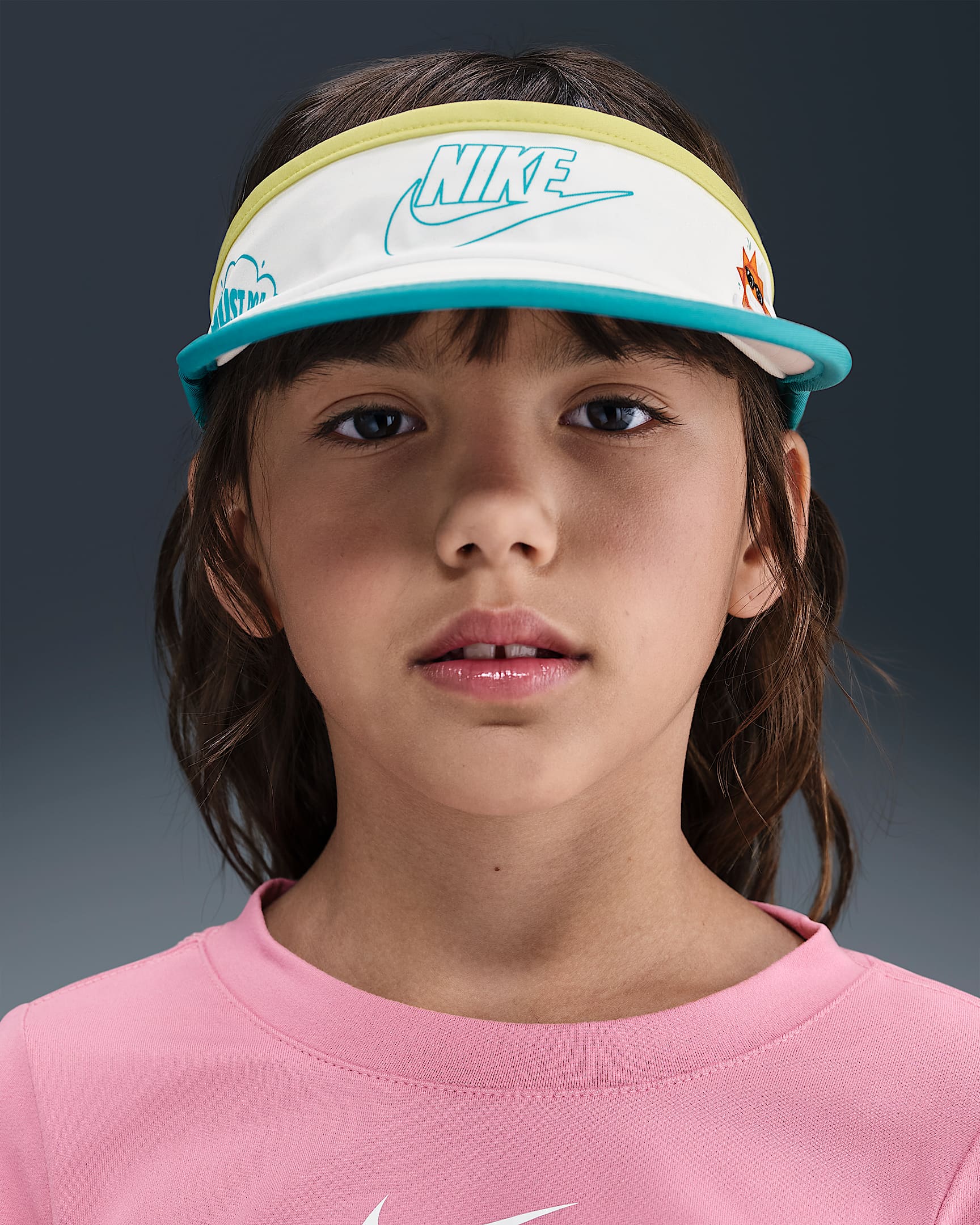 Nike Just Believe Dri-FIT 幼童速干遮阳帽 - 帆白