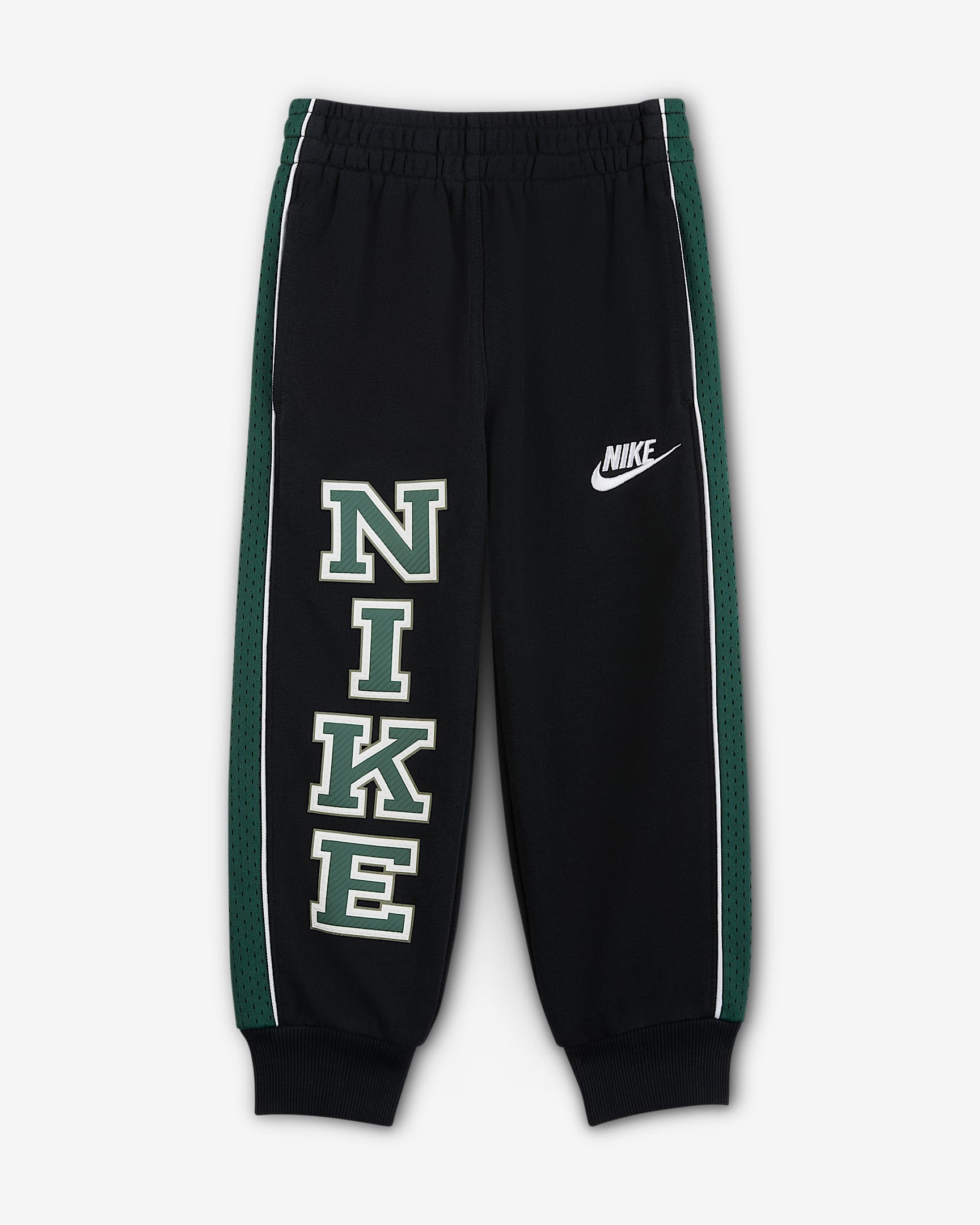 Nike Sportswear 幼童法式毛圈长裤 - 黑
