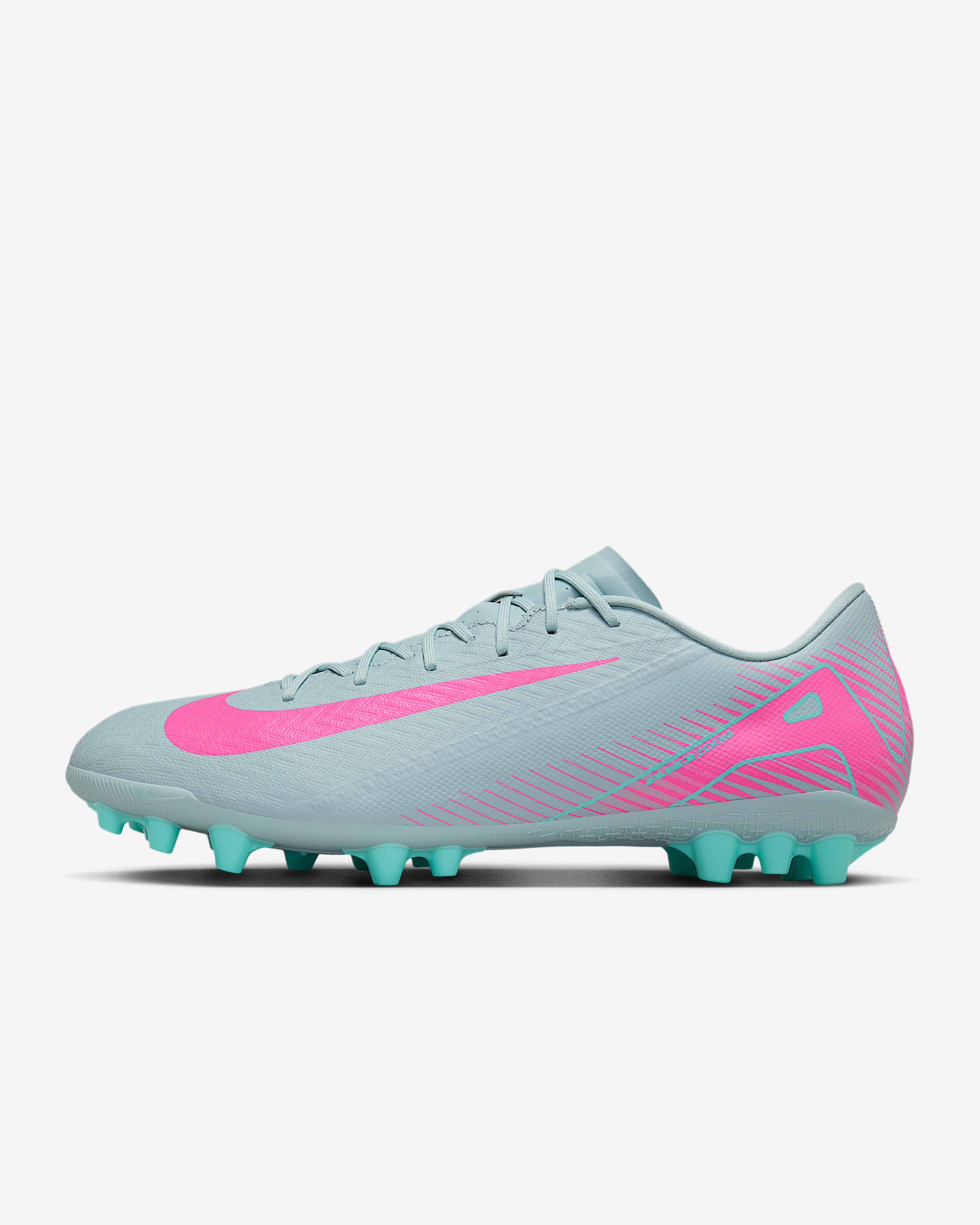 Nike Mercurial Vapor 16 Academy 耐克刺客系列人造草地低帮足球鞋 - 海洋深蓝/爆炸粉