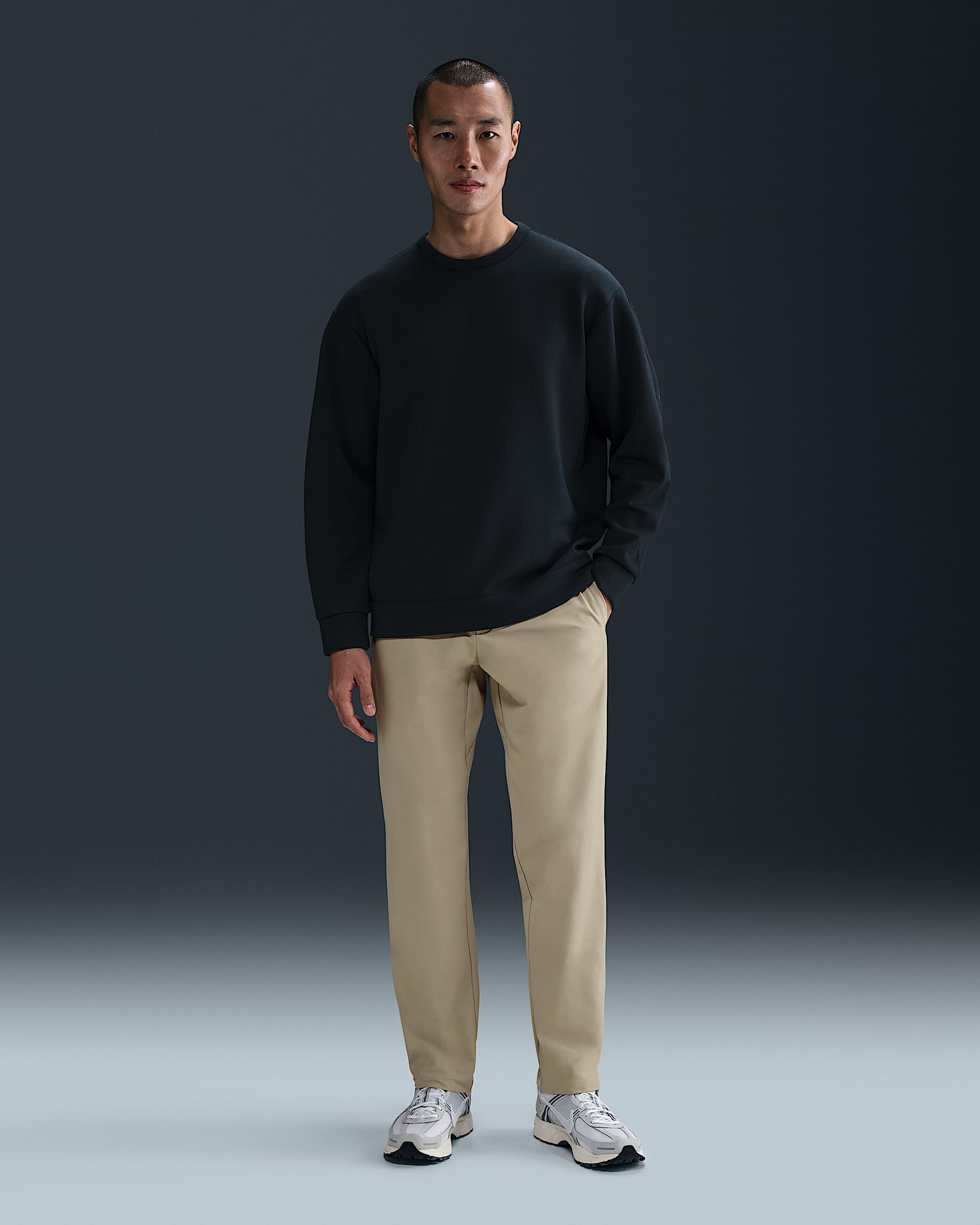 Nike 24.7 PerfectStretch Dri-FIT 无界弹韧男子防晒速干直筒长裤 - 沙漠卡其/帆白/卡其