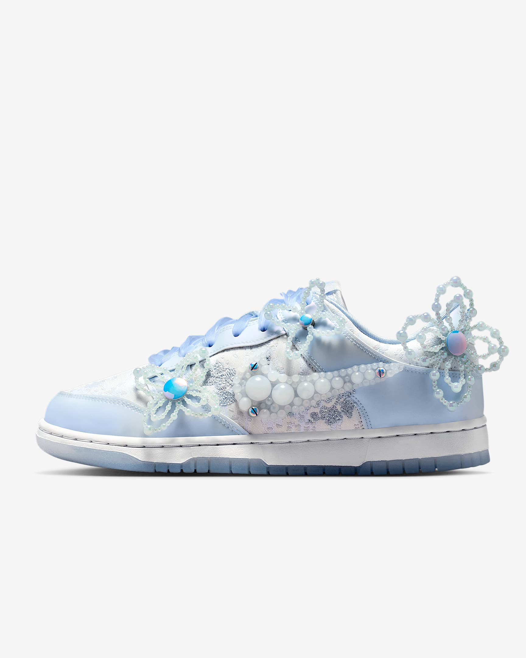 Nike Dunk Low Women's Artist Collection 耐克女性艺术家系列李宛妲Vanda同款女子运动鞋 - 山峰白/狼灰/氢蓝/紫蓝