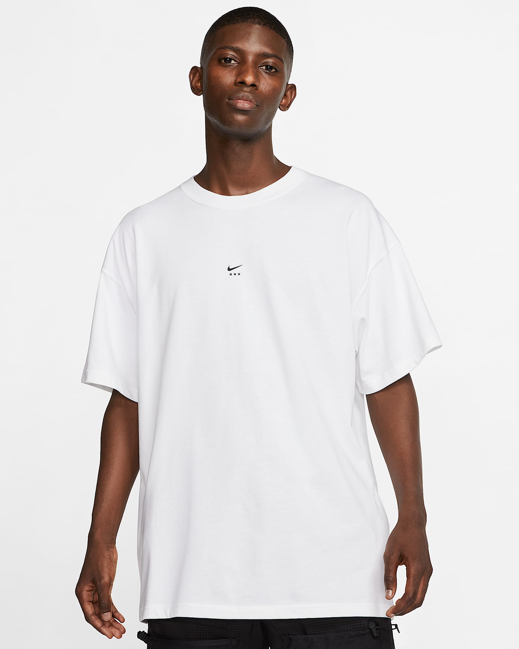 Nike x MMW 男子短袖T恤 - 白色/黑